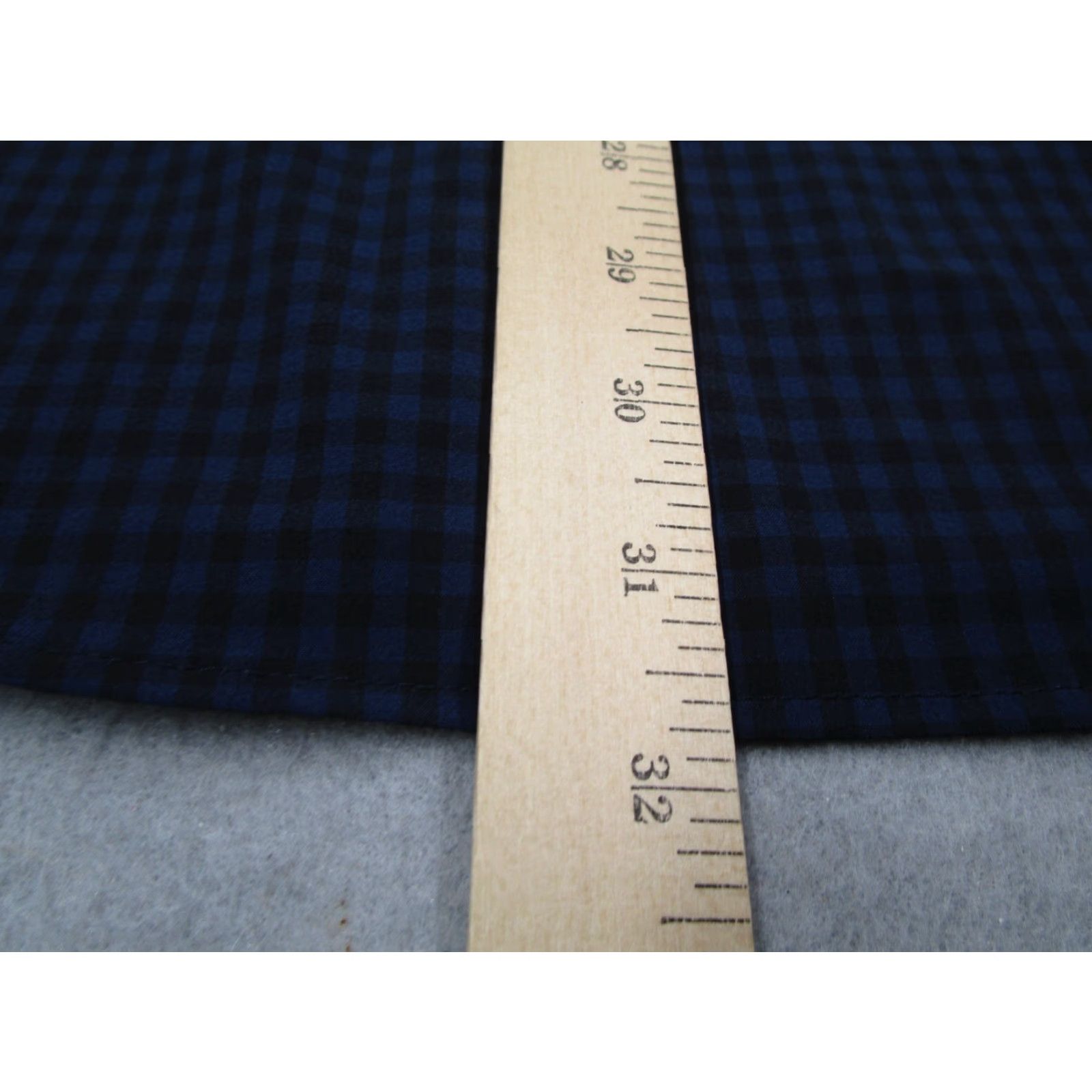 Mizzen+Main Mizzen+Main Shirt Men XL Trim Fit Blue Check Leeward Stretch Long Sleeve Button Up Size US XL / EU 56 / 4 - 7 Thumbnail