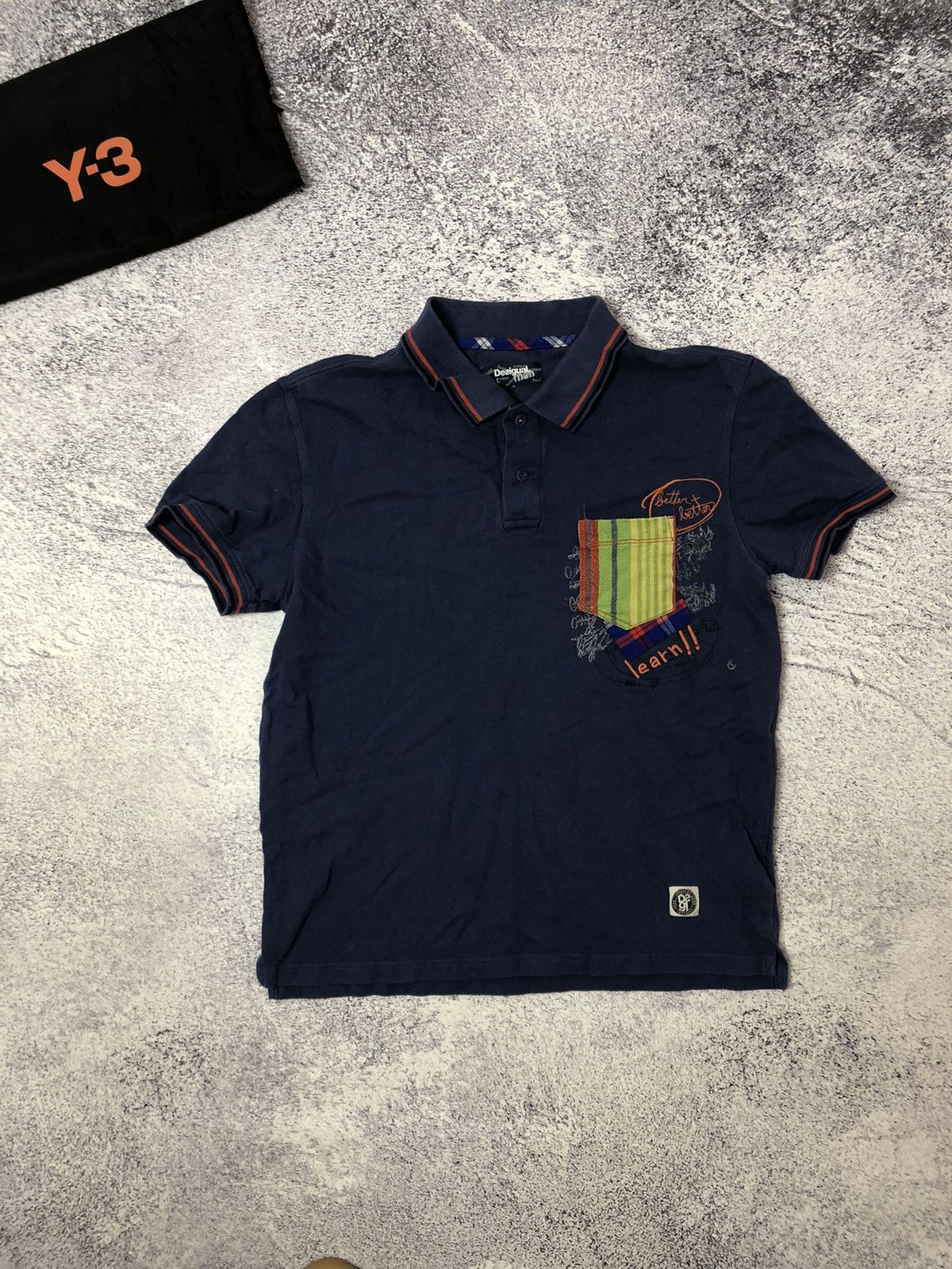 Desigual Men’s t-shirt Desigual size L y2k luxury USA casual Size US L / EU 52-54 / 3 - 1 Thumbnail
