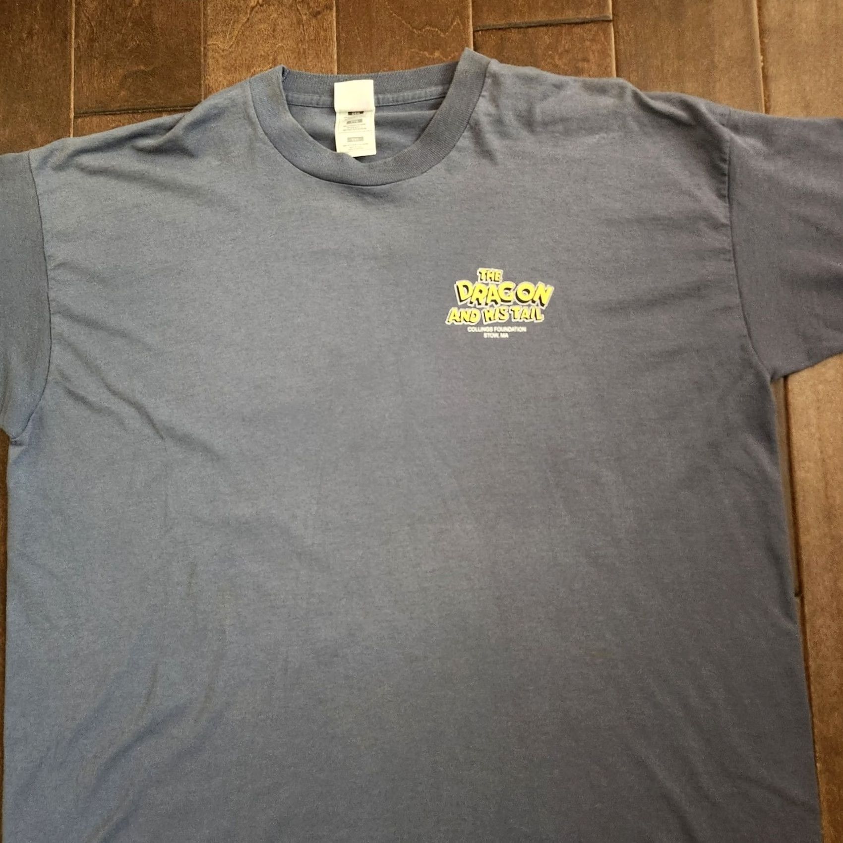 Fruit Of The Loom Fruit of the Loom B24 Dragon T Shirt Mens 2XL Gray Graphic Print USA Military Pilot 90s Tee Size US XXL / EU 58 / 5 - 4 Thumbnail