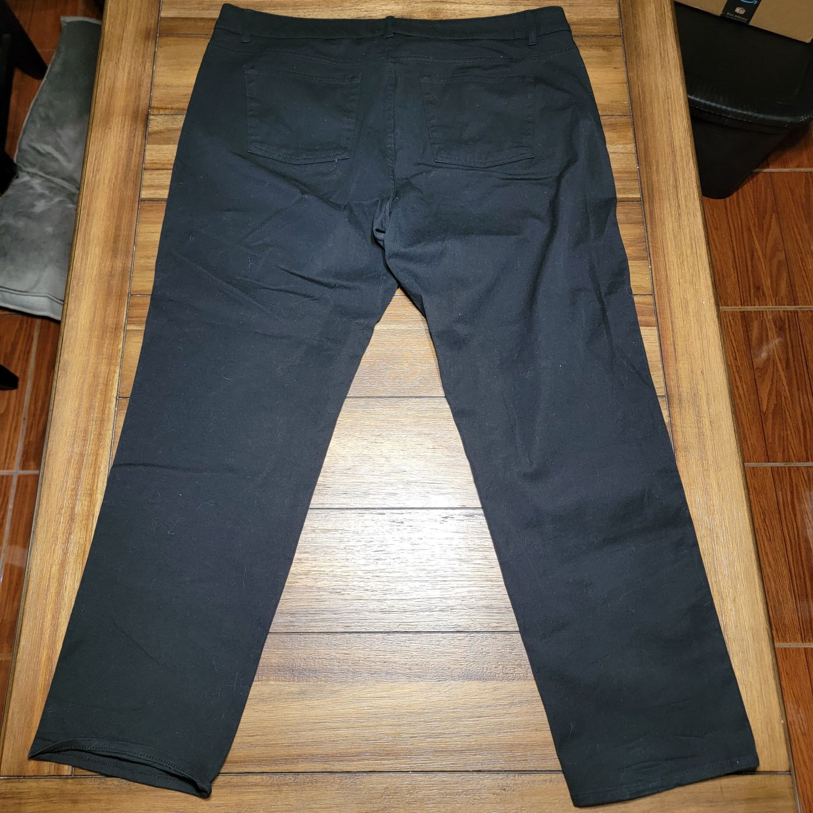 Chaps Chaps Black Straight Lightweight Denim - Size 20W Size 41" - 3 Thumbnail