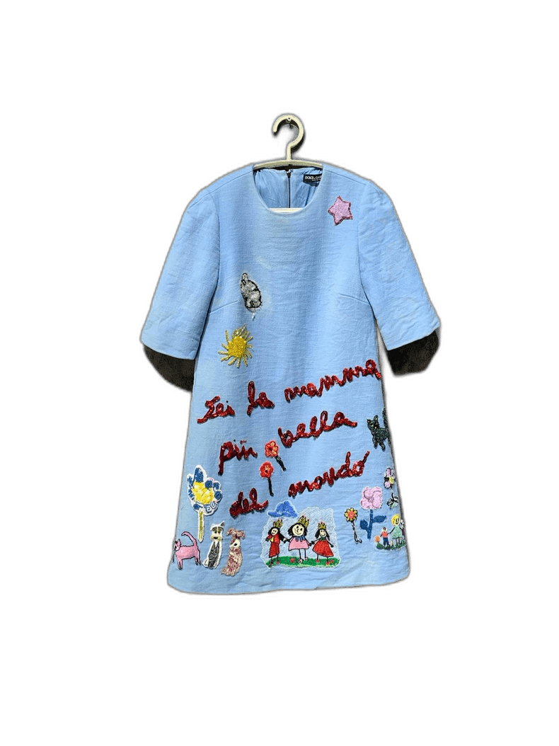 Dolce & Gabbana Dolce & Gabbana Summer Dress with Colorful Embroidery Size M / US 6-8 / IT 42-44 - 1 Thumbnail