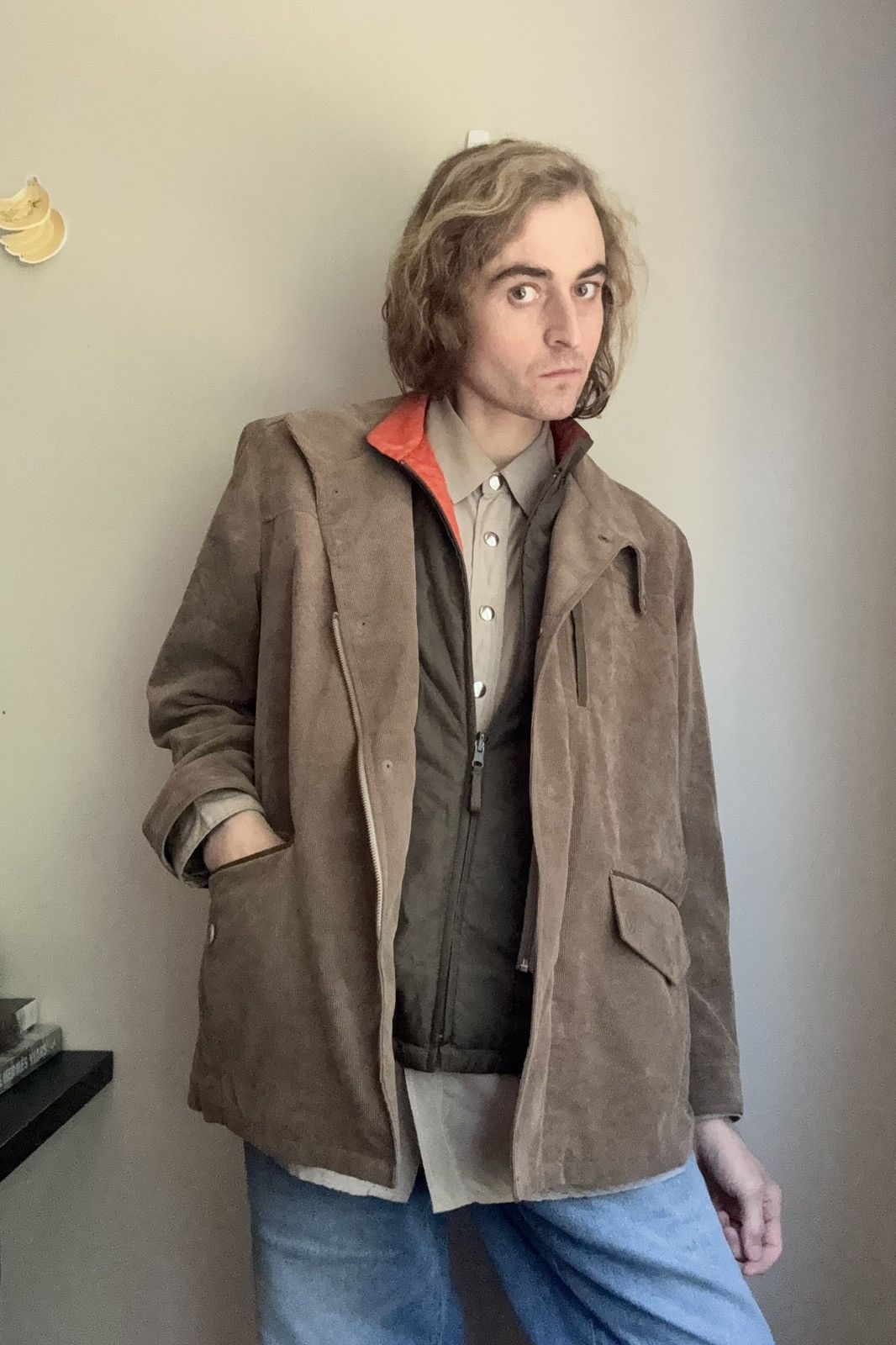 Jean Charles De Castelbajac CASTLEBAJAC Vintage Removable Vest Corduroy Zipper Jacket Size US L / EU 52-54 / 3 - 2 Thumbnail