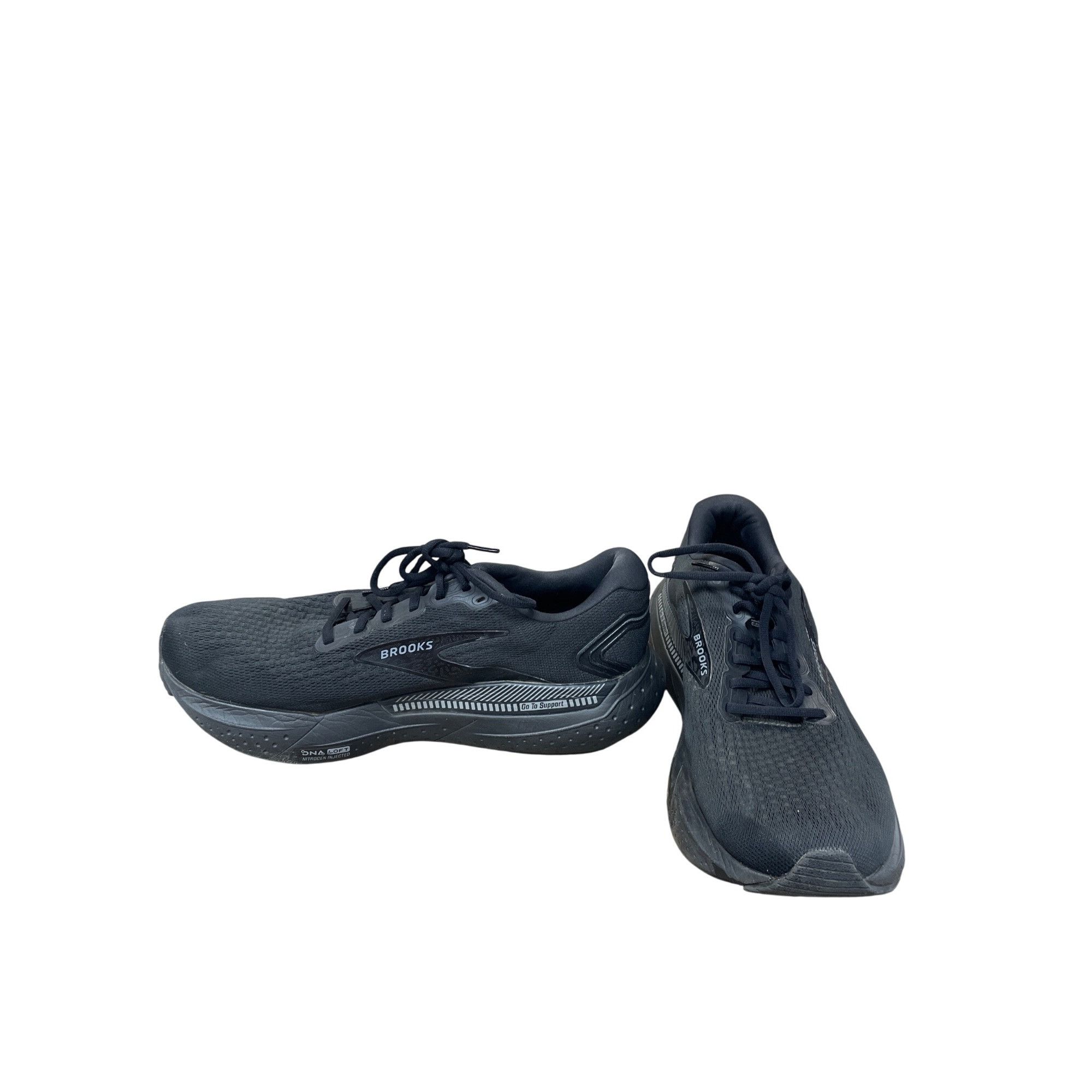 Brooks Brooks Glycerin 21 GTS Mens triple black Running sneakers SZ Size US 12 / EU 45 - 2 Thumbnail
