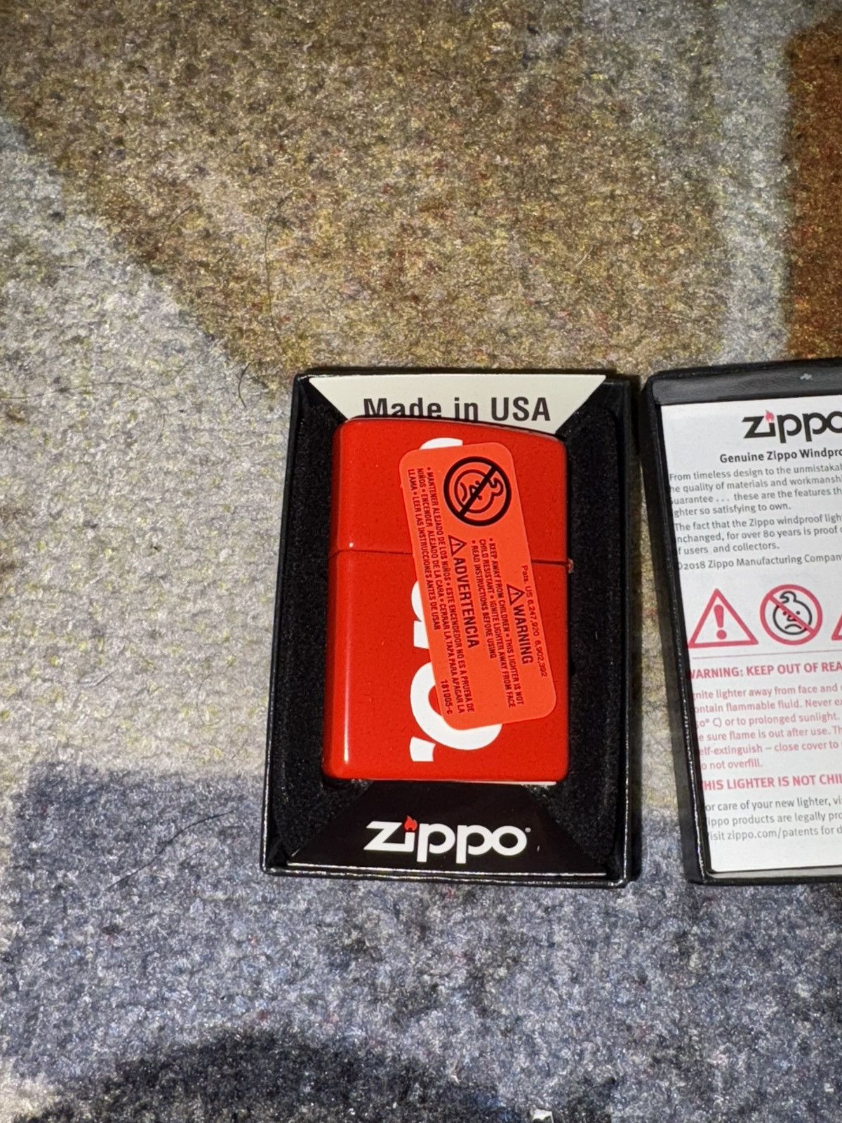 Supreme Supreme Logo Zippo Lighter Size ONE SIZE - 2 Thumbnail