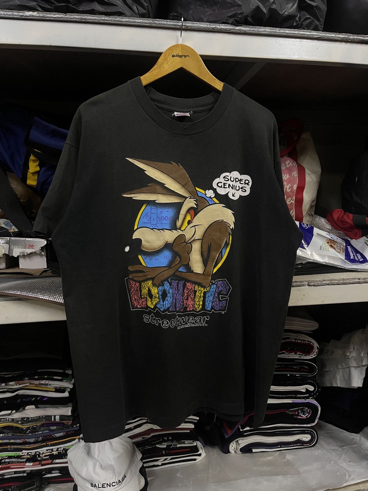 Vintage VINTAGE 90s COYOTE LONATIC FOTL TAG TSHIRT Size US XL / EU 56 / 4 - 1 Thumbnail