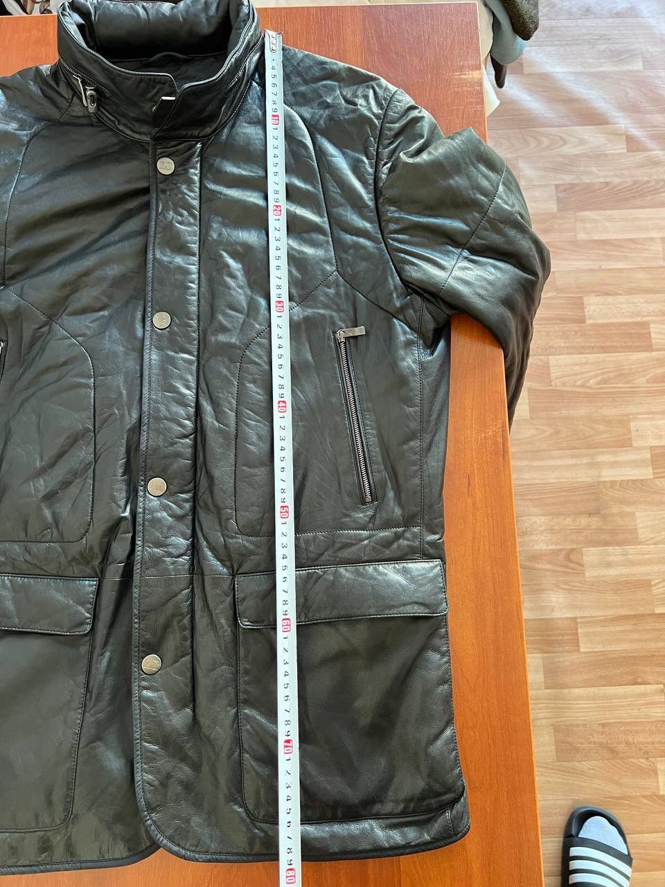 Ermenegildo Zegna ZEGNA SPORT CLASSIC BRUTAL MULTI-POCKET LEATHER JACKET COAT Size US L / EU 52-54 / 3 - 20 Thumbnail