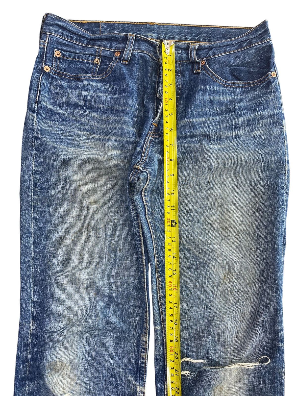 Levi's Vintage Levi’s 501 Faded Blue Wash Style Straight Cut Jeans Size US 30 / EU 46 - 6 Thumbnail
