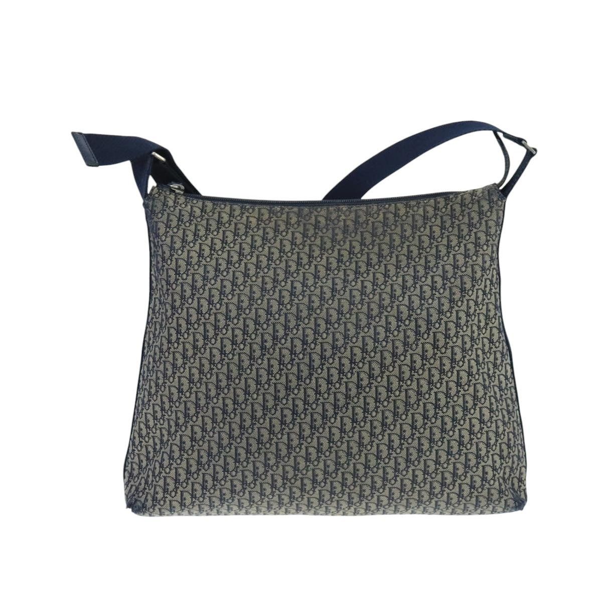 Dior DIOR Trotter Canvas Shoulder Bag Navy Size ONE SIZE - 2 Thumbnail