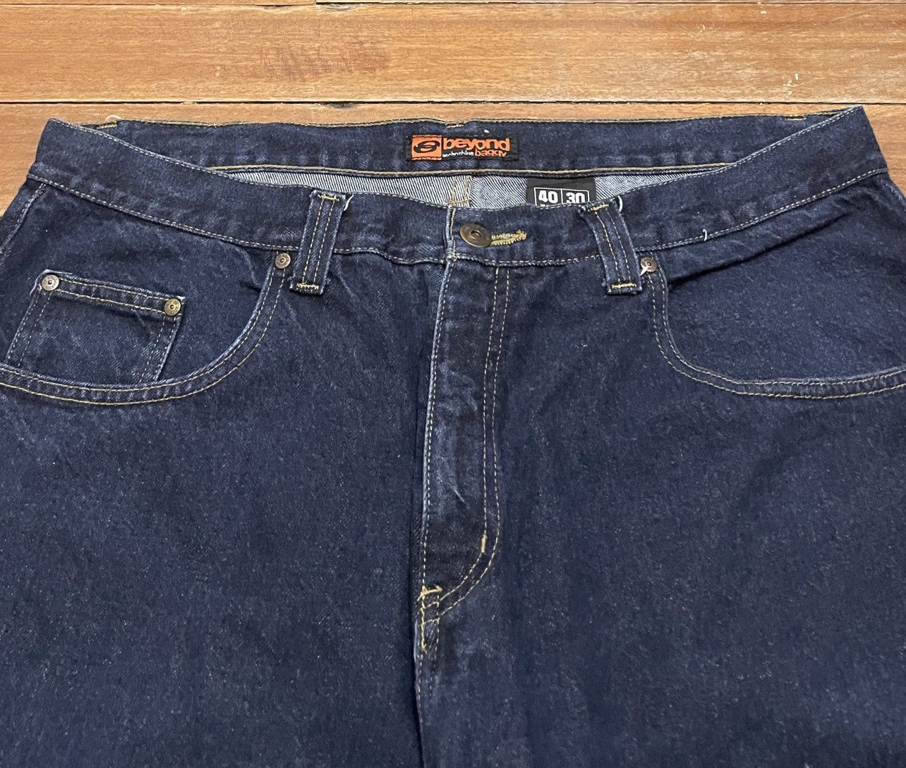 Anchor Blue × Vintage Very Rare Vintage Brand Anchor Blue Beyond Baggy Jeans 1990s Size US 40 / EU 56 - 3 Thumbnail
