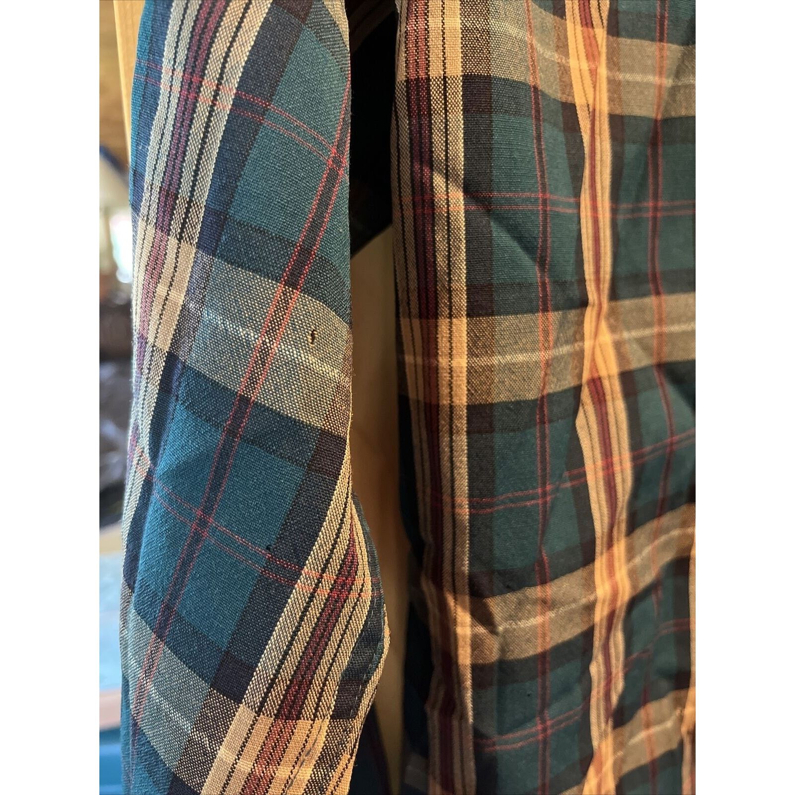 Pendleton Pendleton Vintage Men’s M Blue Plaid LS Button Up Wool Shirt Size US M / EU 48-50 / 2 - 15 Thumbnail