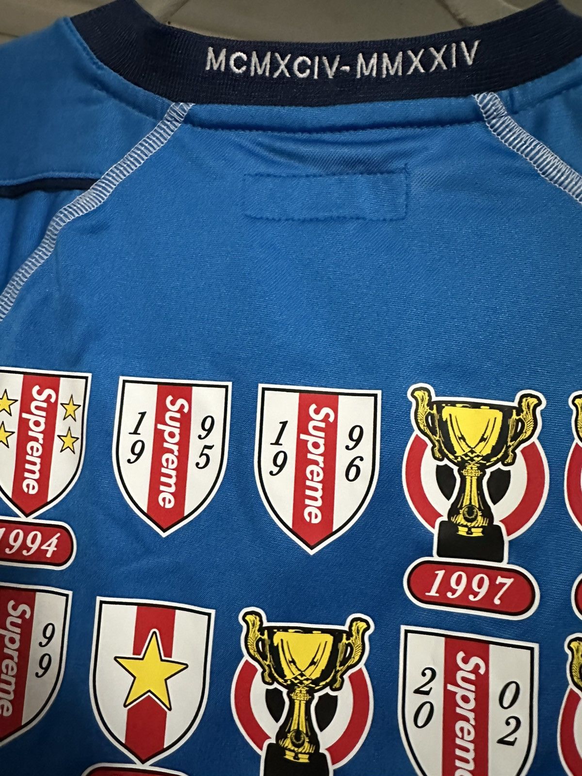 Supreme Supreme Jacquard Soccer Jersey - Medium, Blue Size US M / EU 48-50 / 2 - 4 Thumbnail