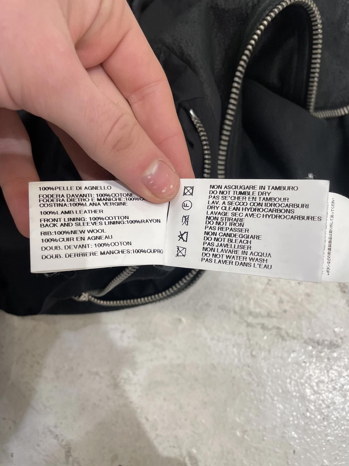 Rick Owens Rick Owen’s blistered leather black scuba jacket Size US XS / EU 42 / 0 - 6 Thumbnail