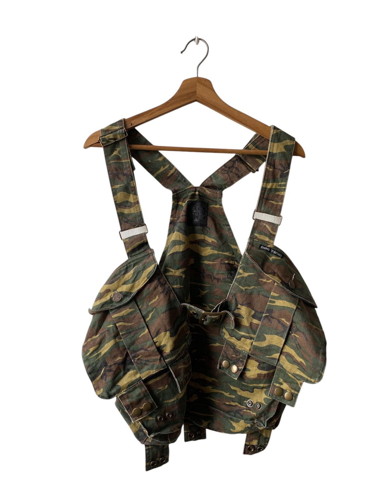 Dogtown × Vintage Vintage 90’s Dogtown Camo Tactical Vest Size US M / EU 48-50 / 2 - 1 Thumbnail