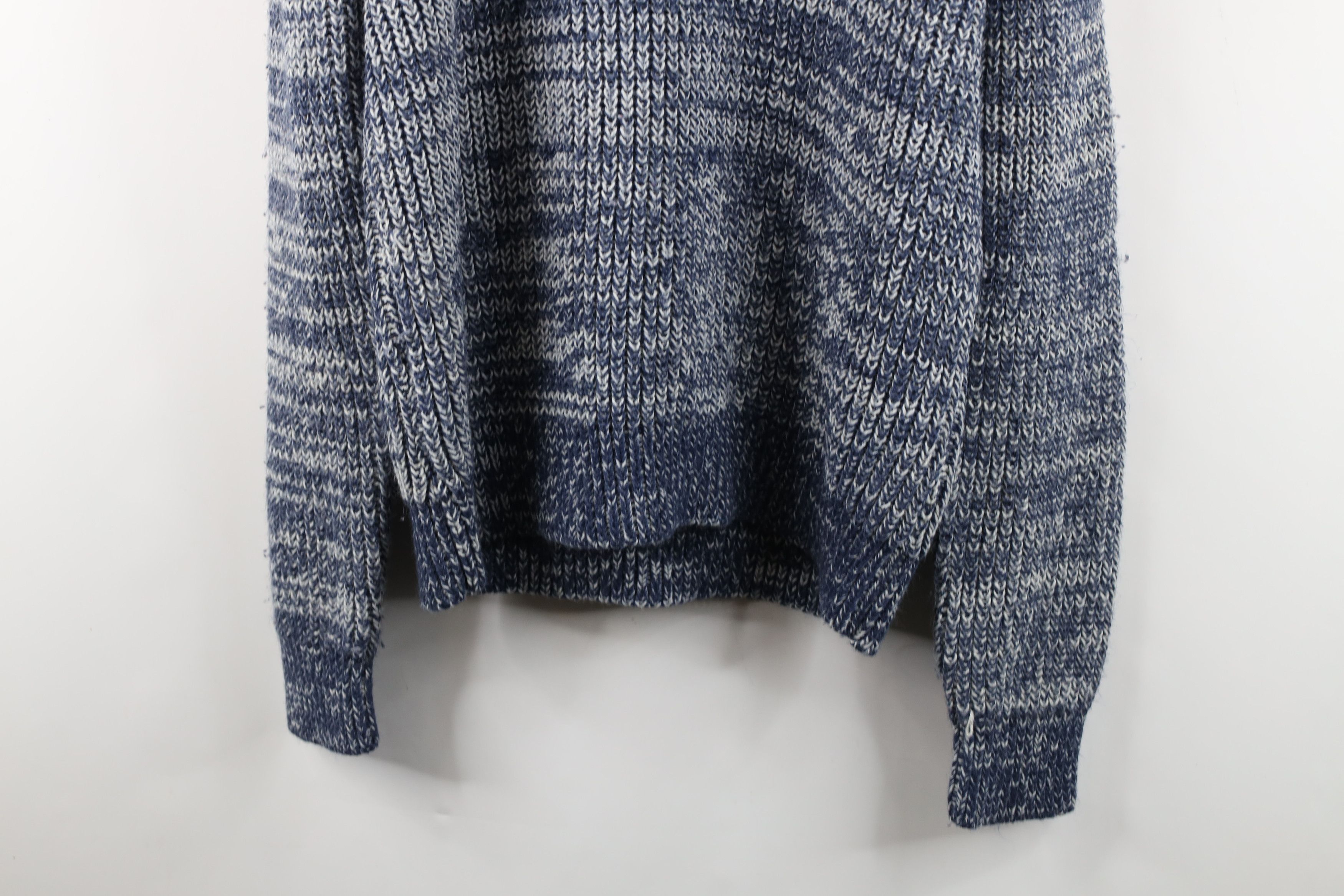 Vintage Vintage 70s Streetwear Chunky Ribbed Knit Shawl Sweater Size US L / EU 52-54 / 3 - 3 Thumbnail