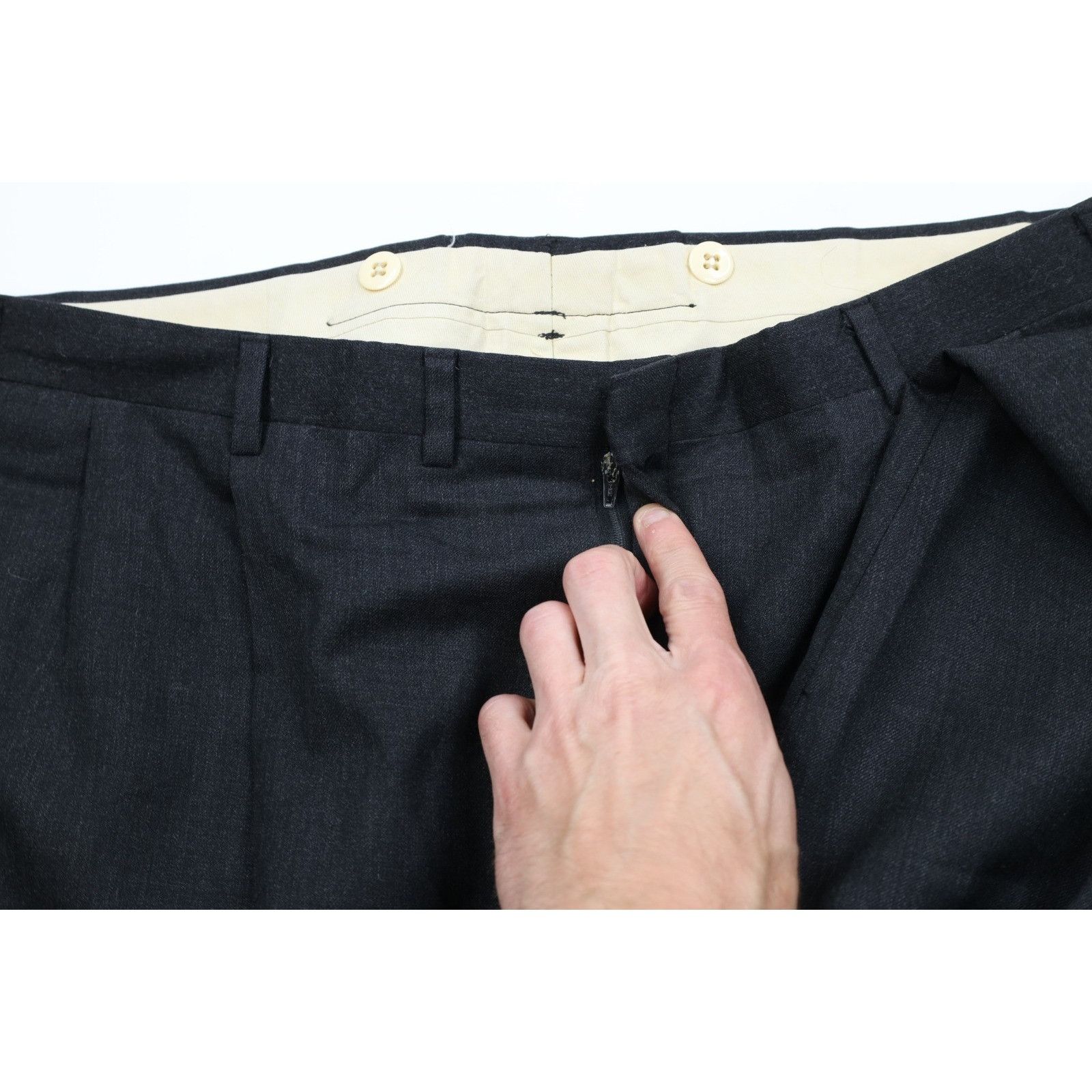 Vintage Vintage 80s 90s Streetwear 2 Piece Double Breasted Suit Size 44R - 15 Thumbnail