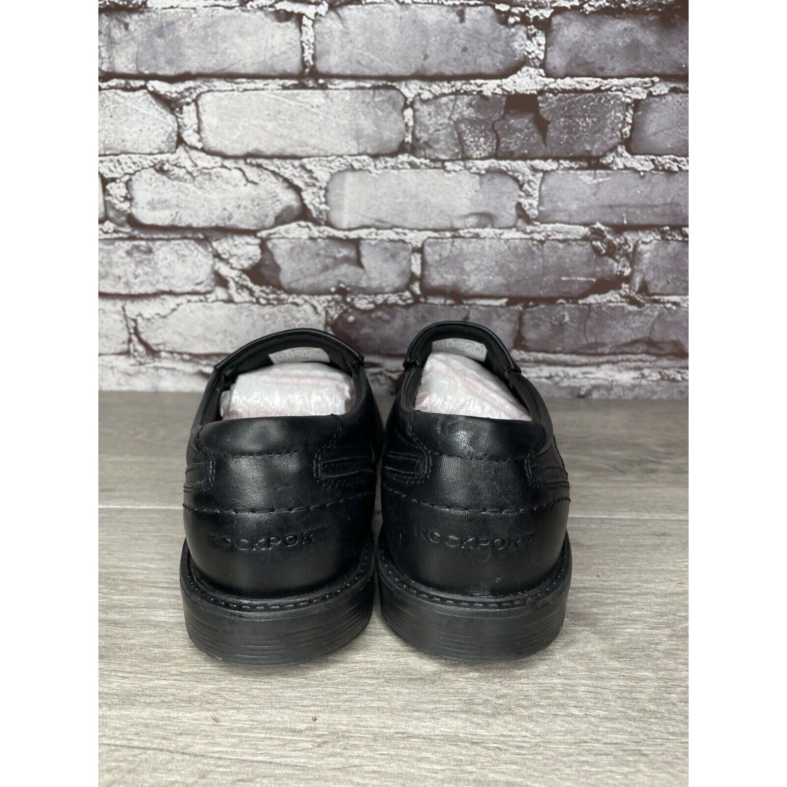 Rockport Rockport Trutech A13019 Black Leather Casual Comfort Loafers Size US 10.5 / EU 43-44 - 4 Thumbnail