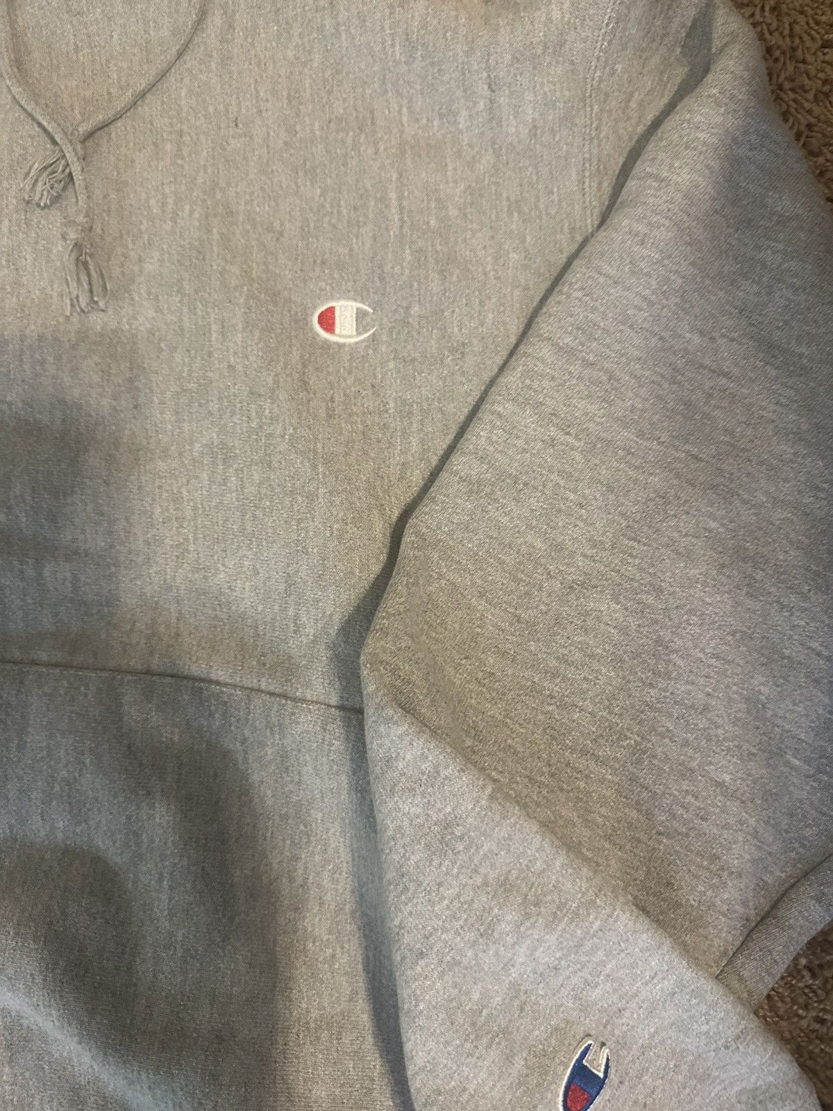 Champion Reverse weave embroidered logo vintage hoodie Size US S / EU 44-46 / 1 - 2 Thumbnail