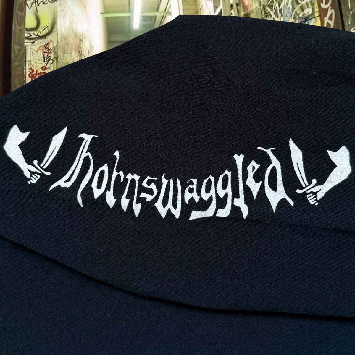 Anvil × Band Tees 90s Hornswaggled California Metal Punk Band Vintage Shirt XL Size US XL / EU 56 / 4 - 3 Thumbnail