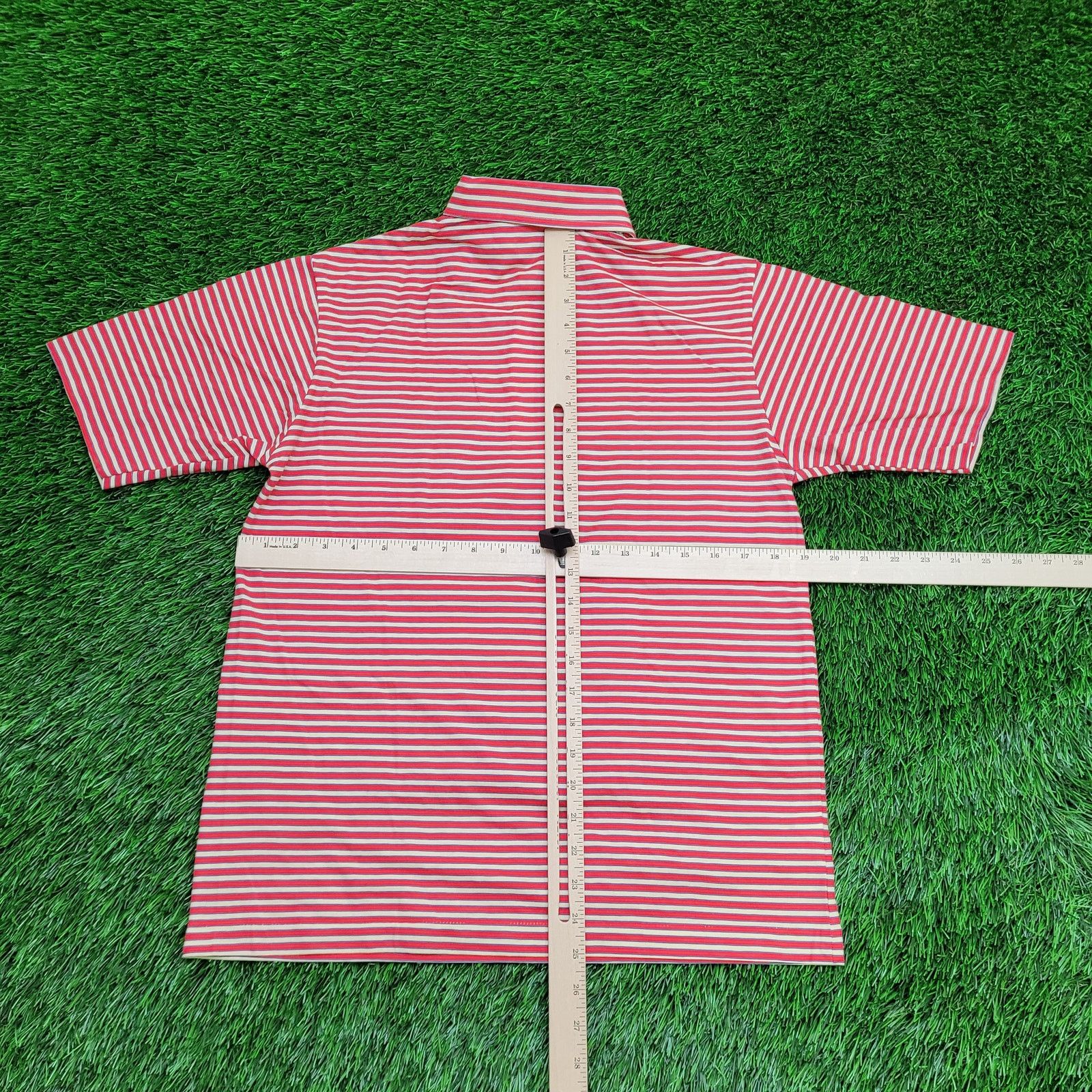 Vintage VTG 70s Manhattan Nature Knit Striped Polo Shirt Small Size US S / EU 44-46 / 1 - 6 Thumbnail
