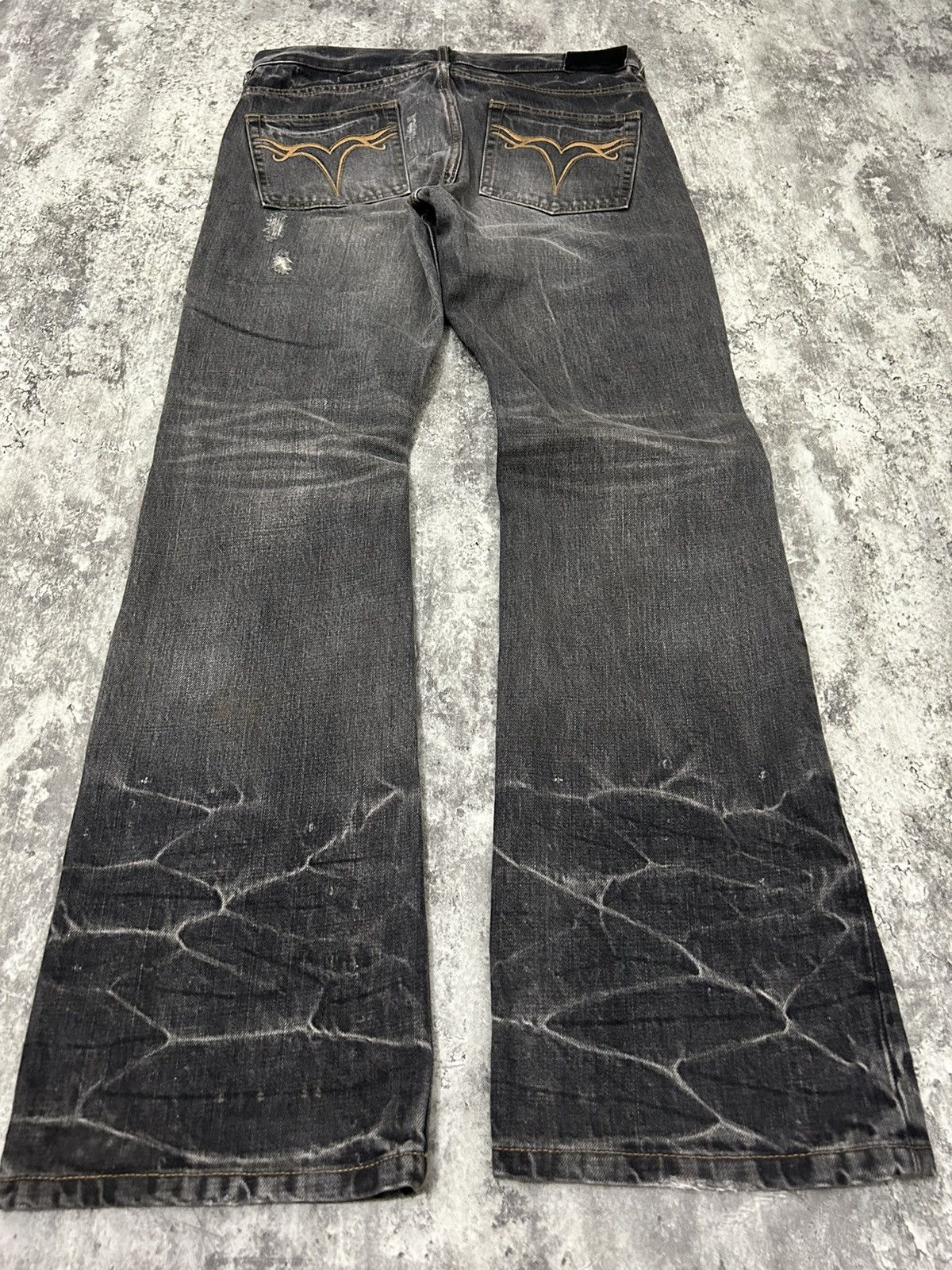 If Six Was Nine Jackrose Number Nine Tornado Mart style Denim Size US 33 - 7 Thumbnail