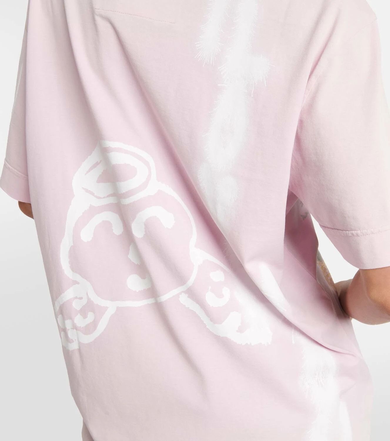 Givenchy o1srvl11e1124 Loose Fit T-Shirt in Light Pink Size XL / US 12-14 / IT 48-50 - 7 Thumbnail