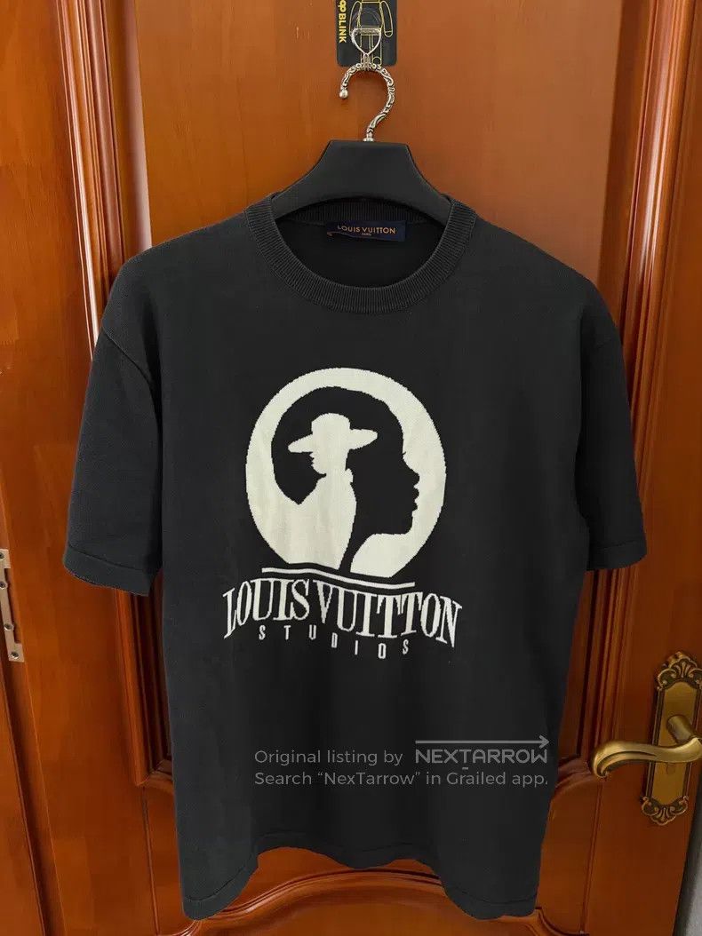 Louis Vuitton Louis Vuitton Black Portrait Knit Short Sleeve Size US L / EU 52-54 / 3 - 1 Thumbnail