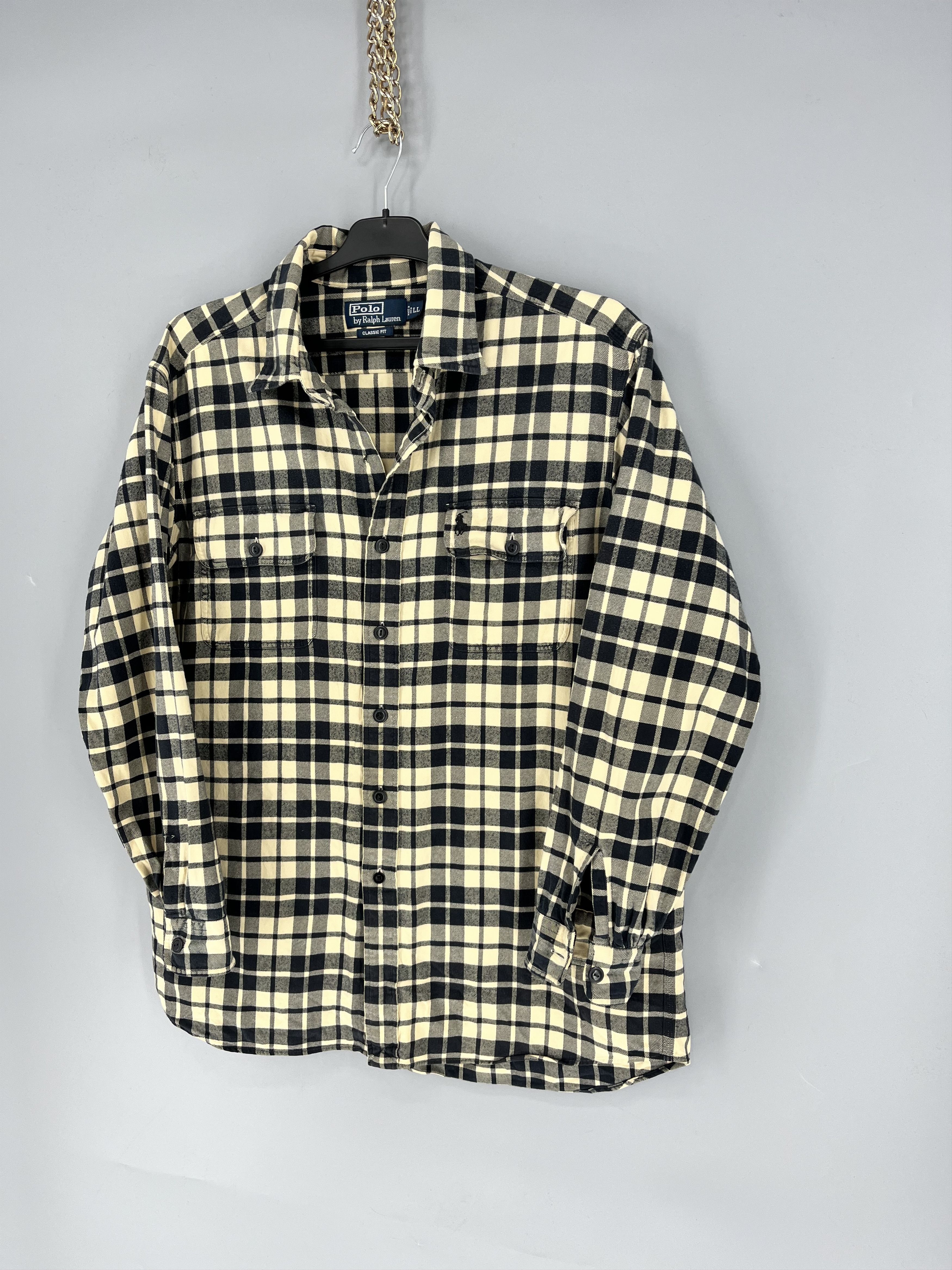 Polo Ralph Lauren Vintage Flannel Polo Raplh Lauren Plaid Shirt Travis style Size US L / EU 52-54 / 3 - 3 Thumbnail