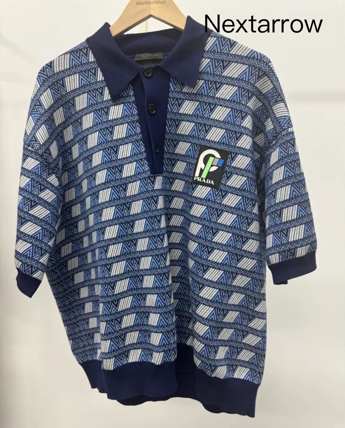 Prada Prada 18aw wool polo shirt2412-Nextarrow Size US M / EU 48-50 / 2 - 1 Thumbnail