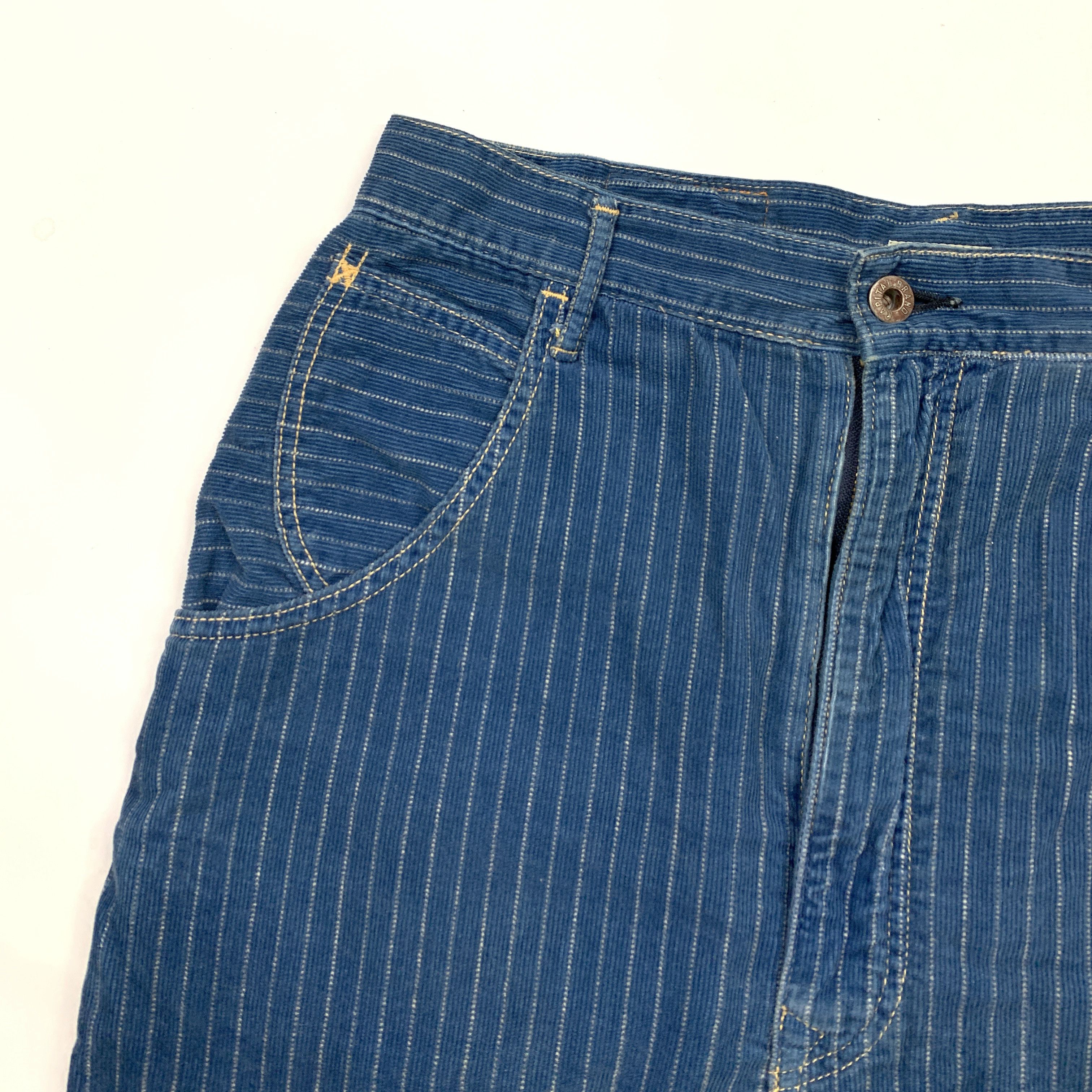 Kapital Buckle Back Corduroy Skirt Size 30" / US 8 / IT 44 - 3 Thumbnail