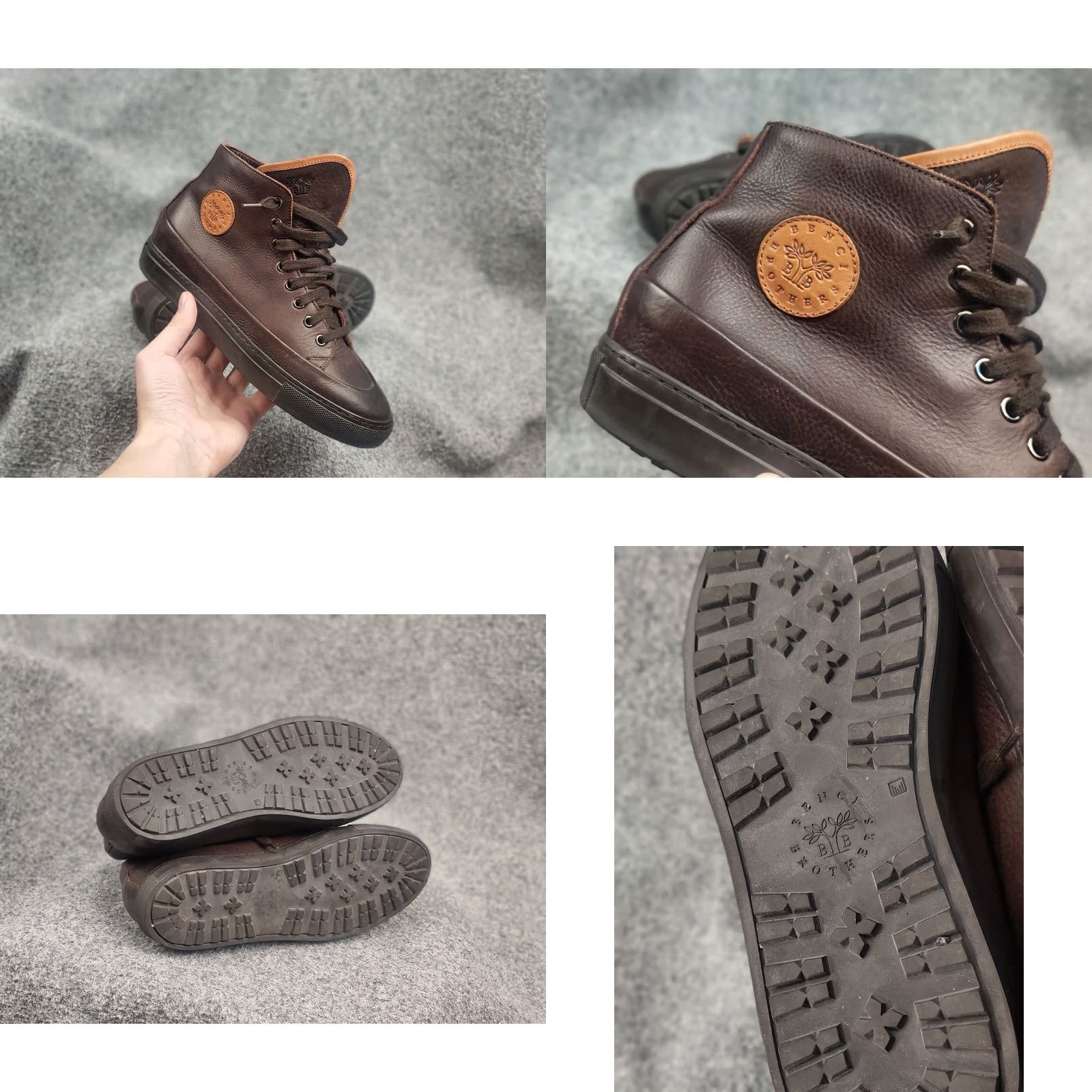 Vintage Benci Brothers scrambler Fur-lined brown Italian leather boots Sneakers - Boots - 8 - Brown - Fur - Leather - Italy - Vintage No - Women - Sneakers Size US 8 / IT 38 - 10 Thumbnail