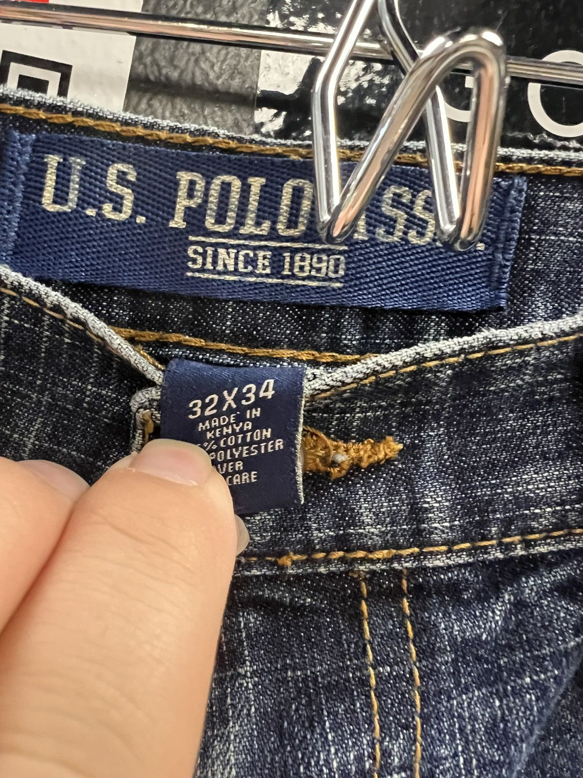 U.S. Polo Assn. Vintage US Polo Assn Jeans Size US 32 / EU 48 - 3 Thumbnail
