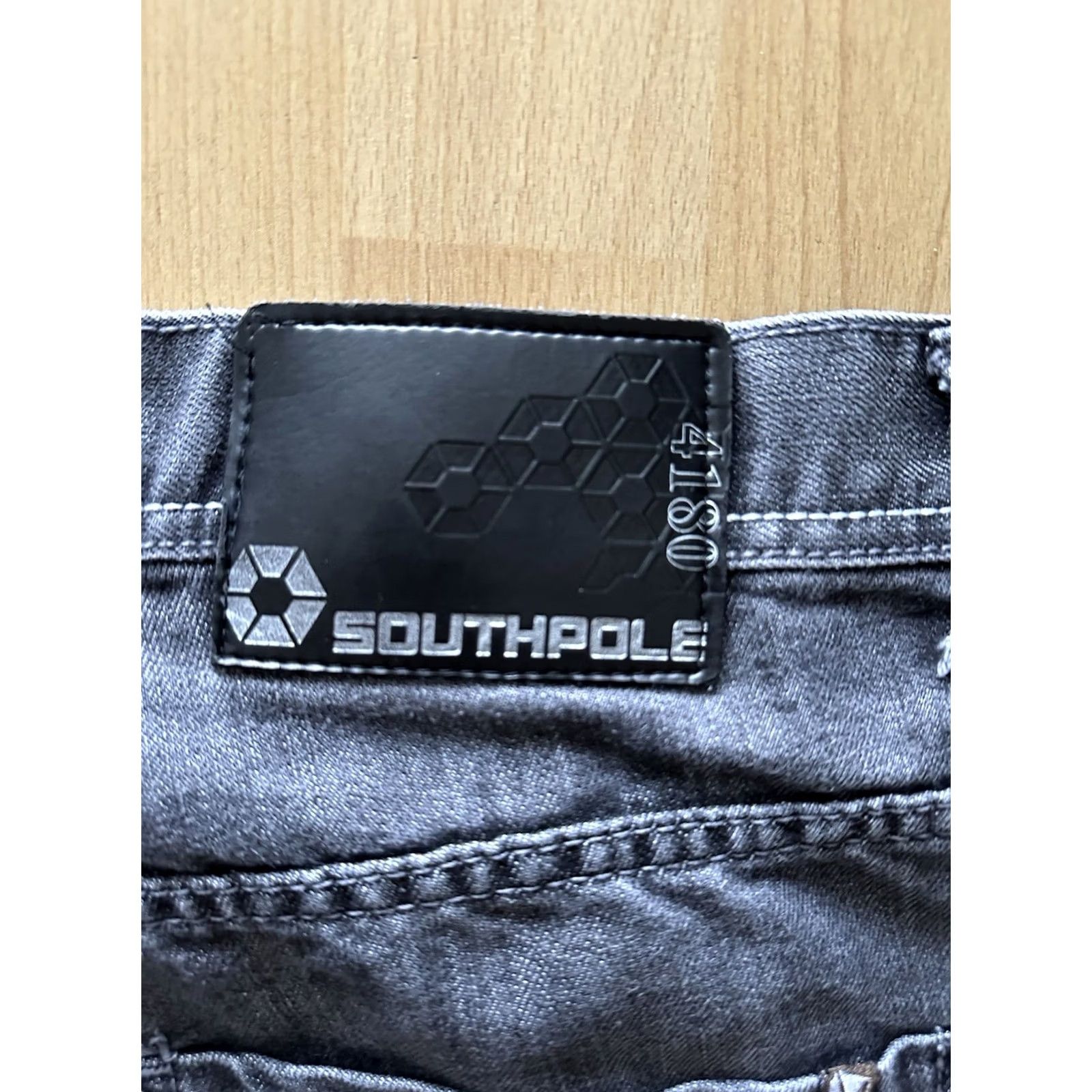 Southpole VINTAGE Southpole Jeans Mens 36x29 Faded Black Baggy Y2k Brown Tab Casual Size US 36 / EU 52 - 3 Thumbnail
