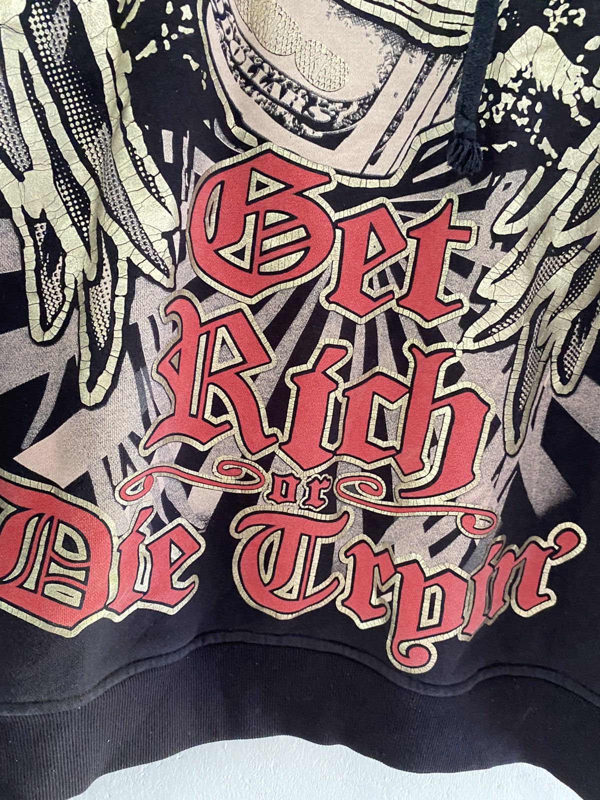 Rap Tees × Vintage Wear company big print oversized hoodie Size US XXL / EU 58 / 5 - 4 Thumbnail