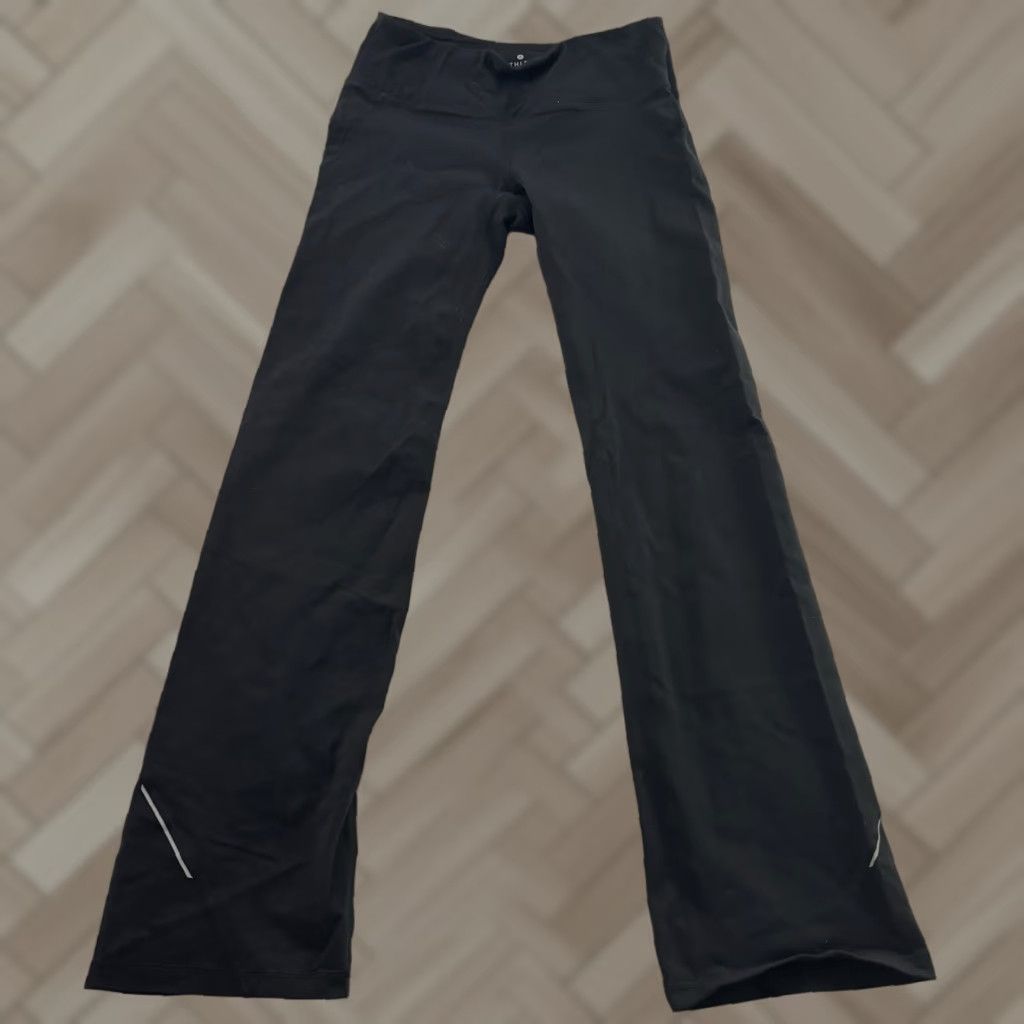Athleta Athleta Leggings Flare Leg Power Kick Yoga Pants Women's XS Black Size 26" / US 2 / IT 38 - 1 Thumbnail