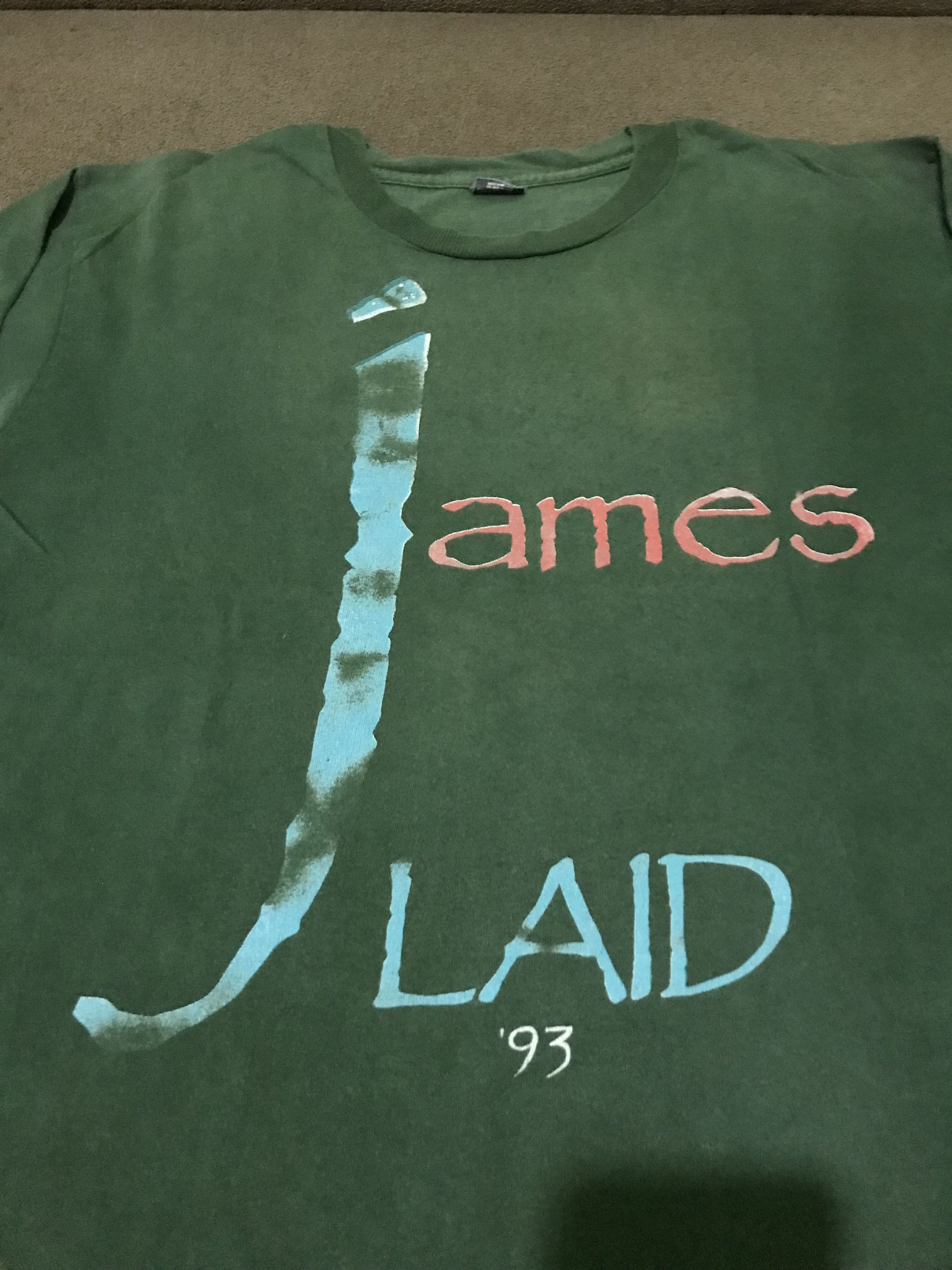 Band Tees Vintage 1993 James Laid Tour Shirt, Oasis, The Stone Roses Size US XL / EU 56 / 4 - 3 Thumbnail