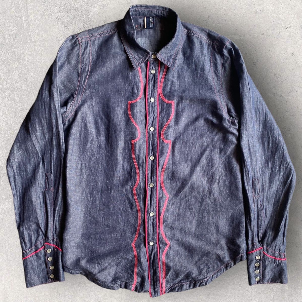 Jean Paul Gaultier Sexual Crime Western Shirt Size US M / EU 48-50 / 2 - 2 Thumbnail