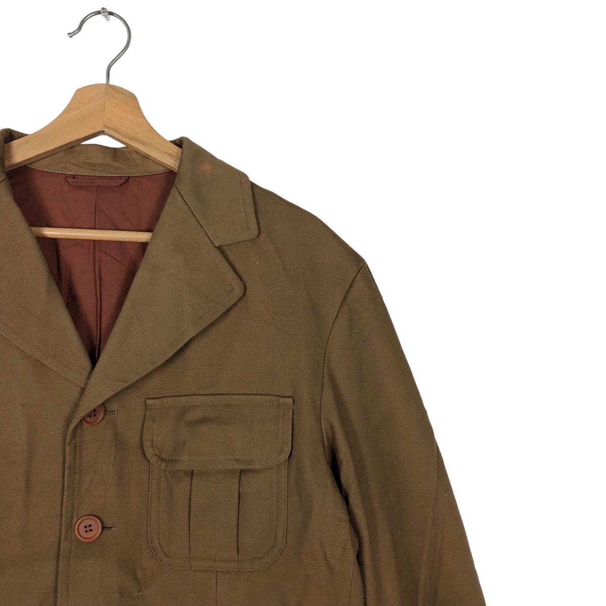 Romeo Gigli 🔥Double Collar Chore Jacket Cargo Pocket Romeo Gigli Size US M / EU 48-50 / 2 - 6 Thumbnail