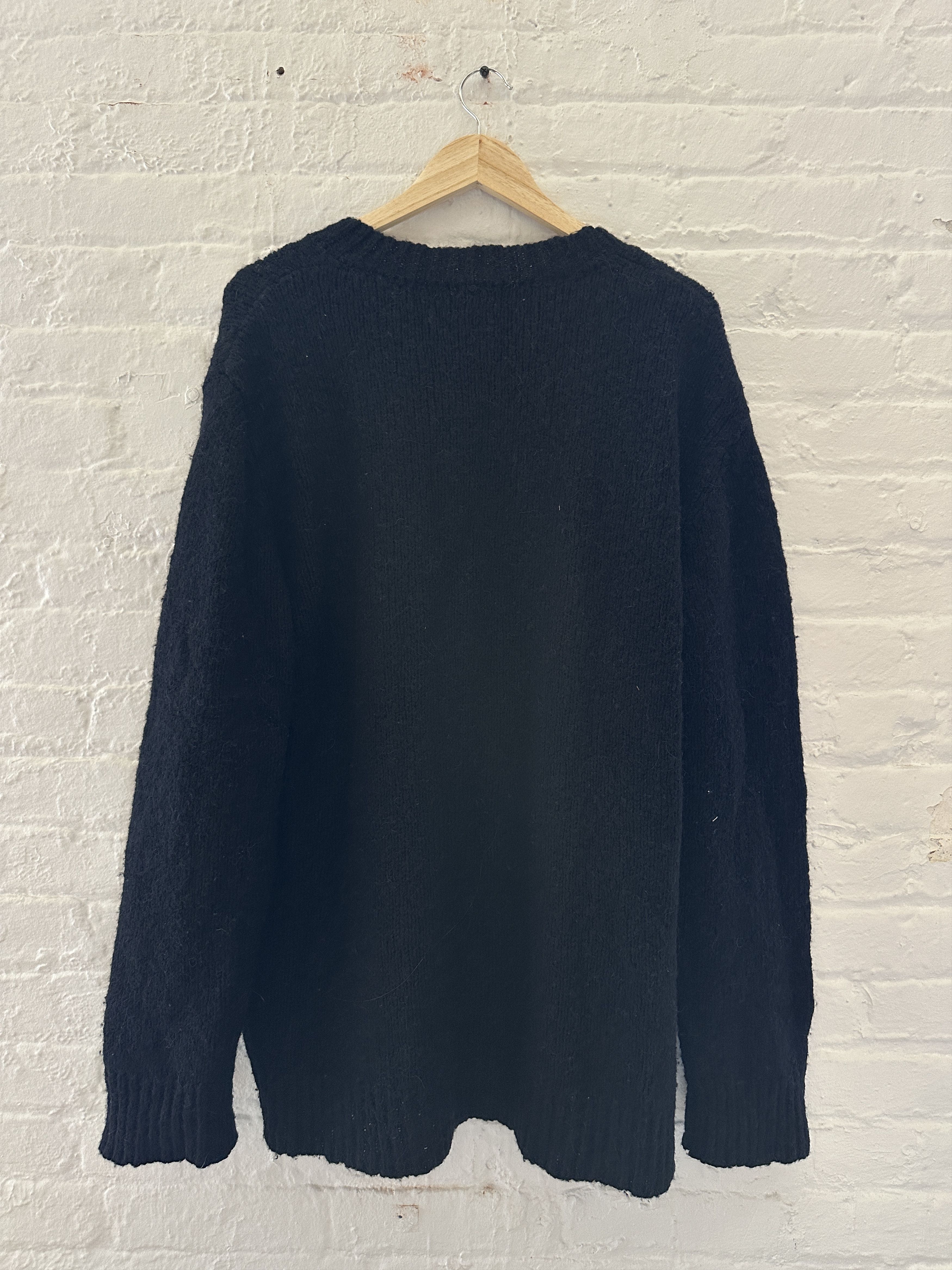 Dries Van Noten Dries Van Noten Wool/Alpaca Knit Sweater Size US XL / EU 56 / 4 - 4 Thumbnail