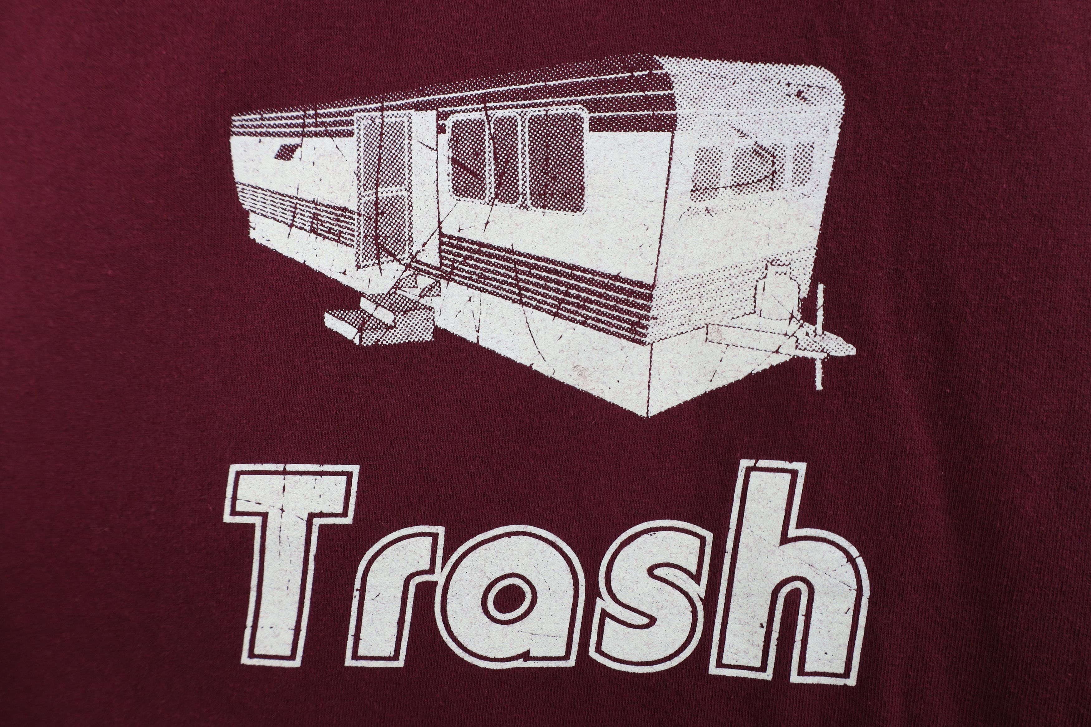 Vintage Vintage 90s Y2K Streetwear Skateboarding T-Shirt Maroon Size US XL / EU 56 / 4 - 4 Thumbnail