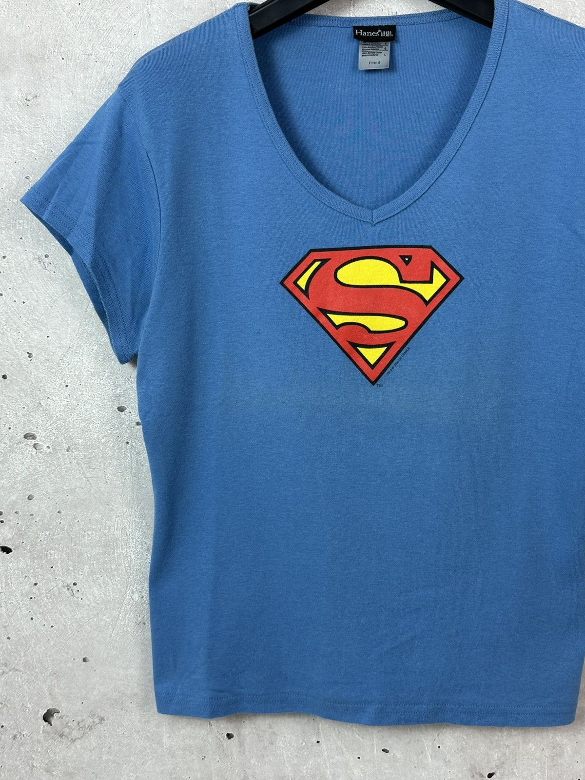 DC Comics DC Comics 2000 Vintage Superman Blue T-shirt Size L / US 10 / IT 46 - 6 Thumbnail