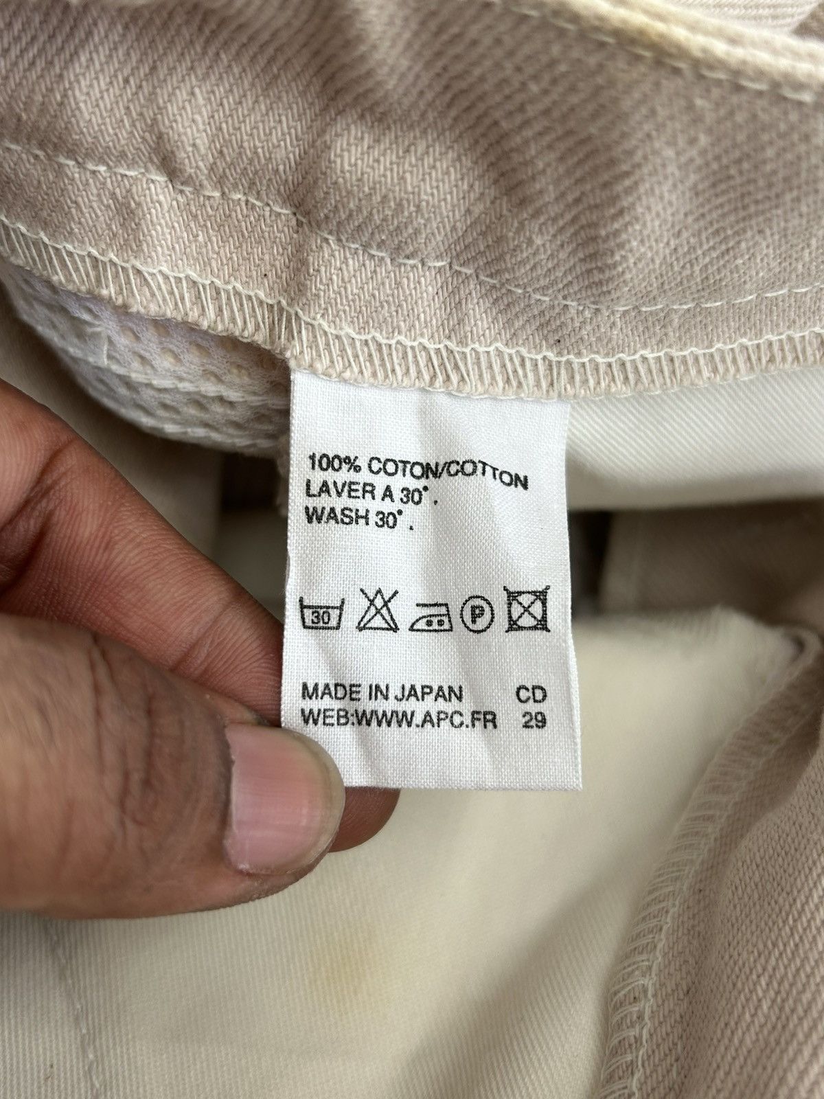 A.P.C. A.P.C Vintage Midi White Skirt Size 30" / US 8 / IT 44 - 15 Thumbnail
