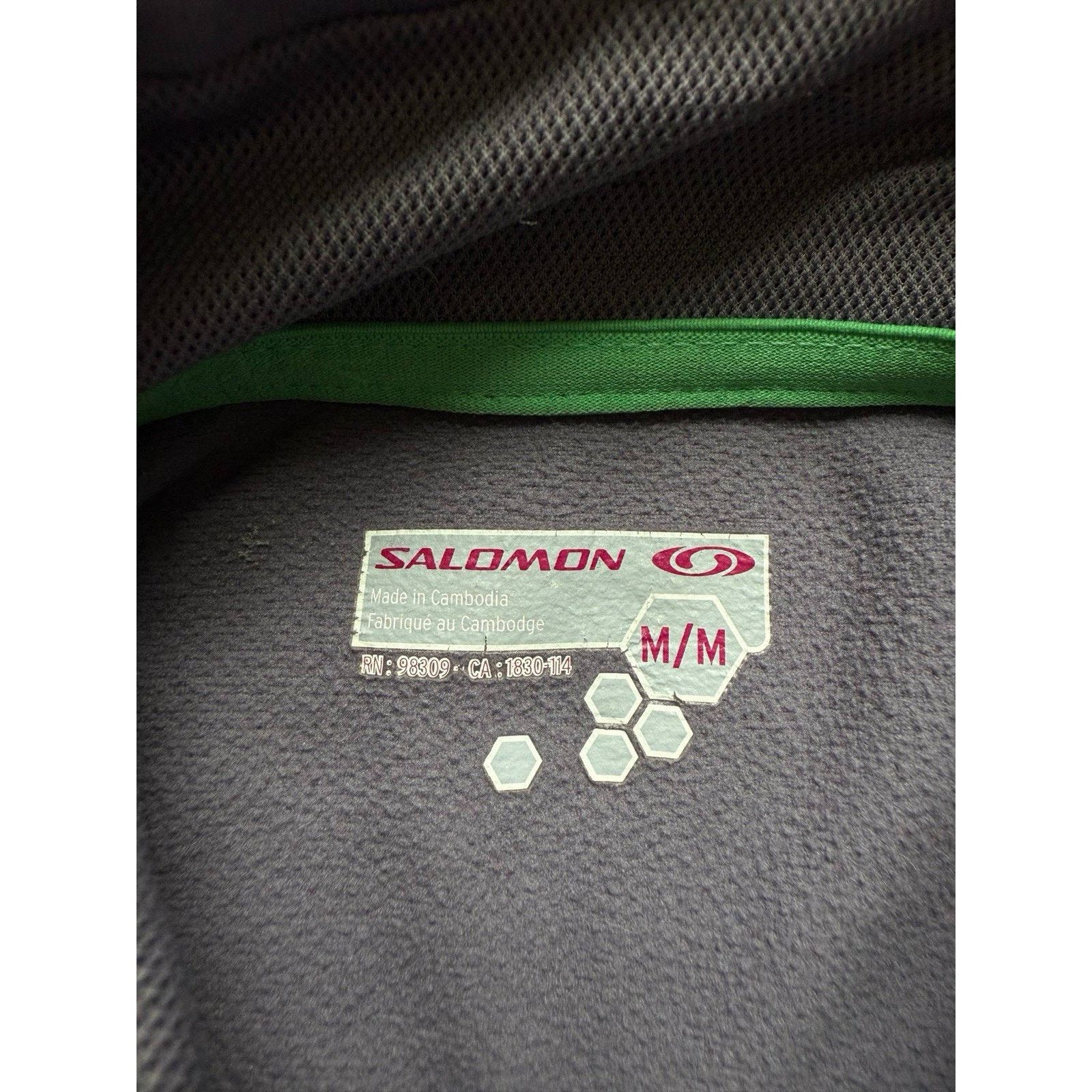 Salomon Salomon Jacket Medium Full Zip Long Sleeve Outdoors Pockets Size M / US 6-8 / IT 42-44 - 2 Thumbnail