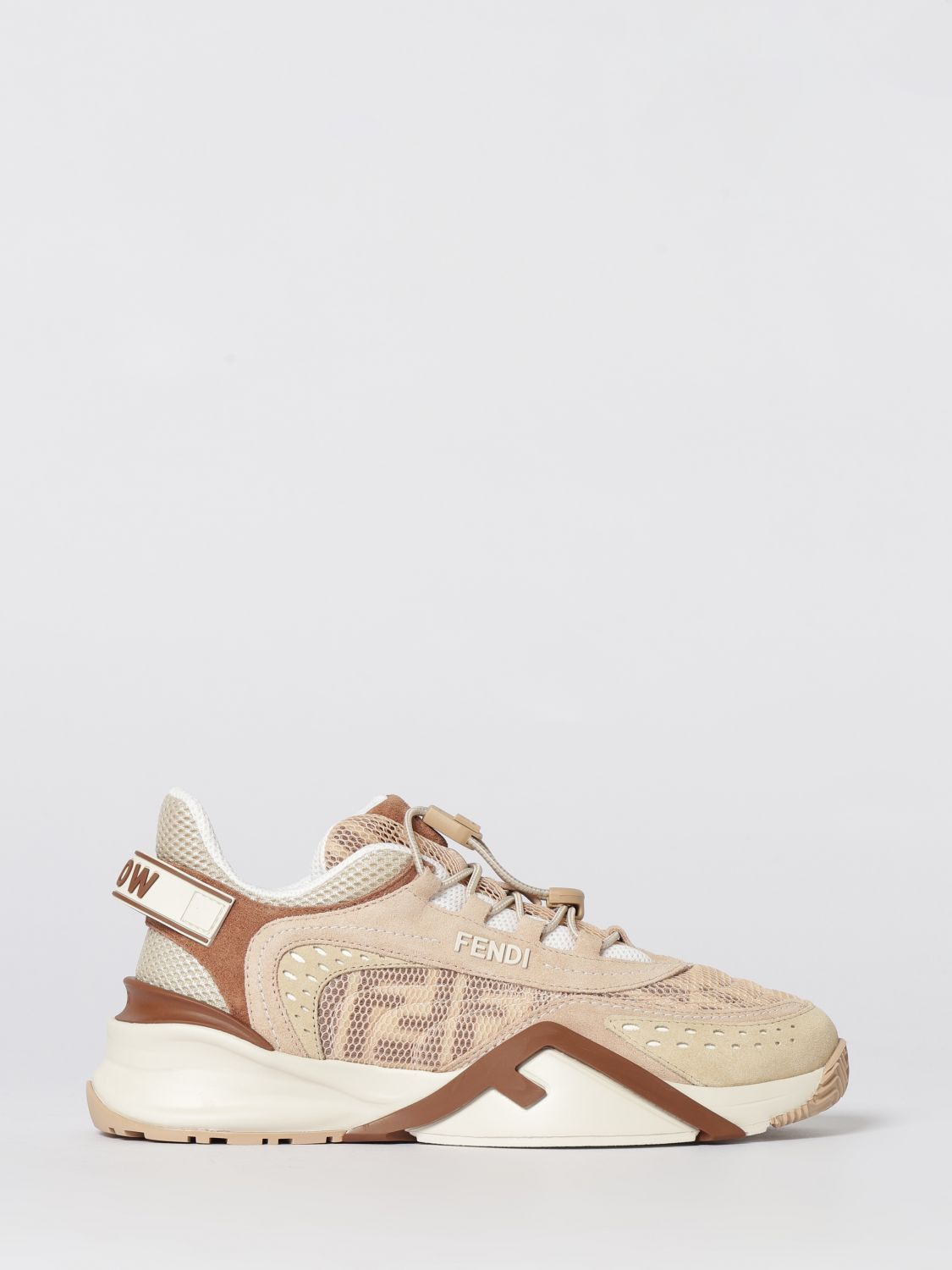 Fendi Fendi Sneakers Woman Beige Size US 11 / IT 41 - 1 Thumbnail