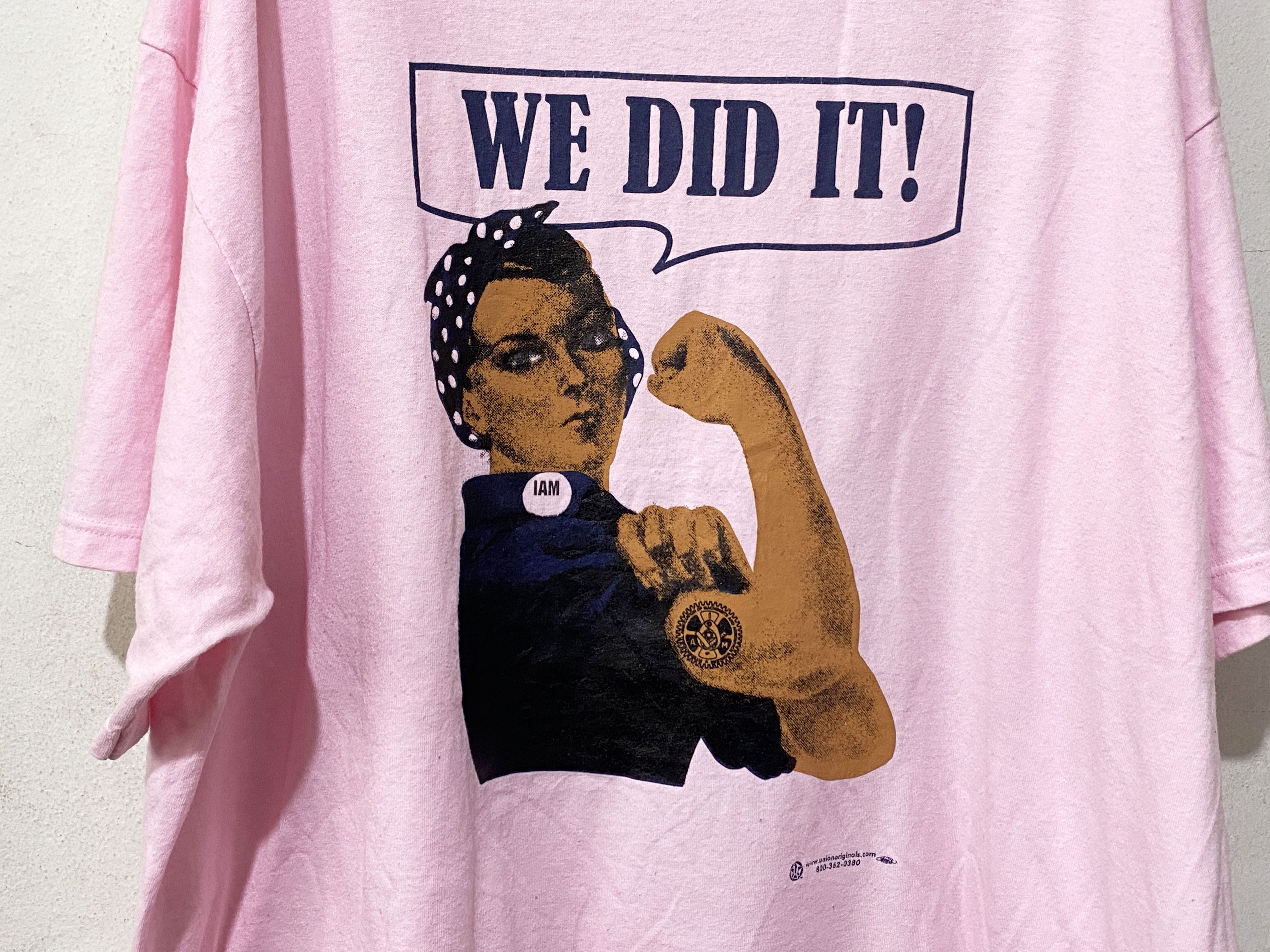 Vintage Vintage 90s Rosie the Riveter Shirt Size US XXL / EU 58 / 5 - 2 Thumbnail