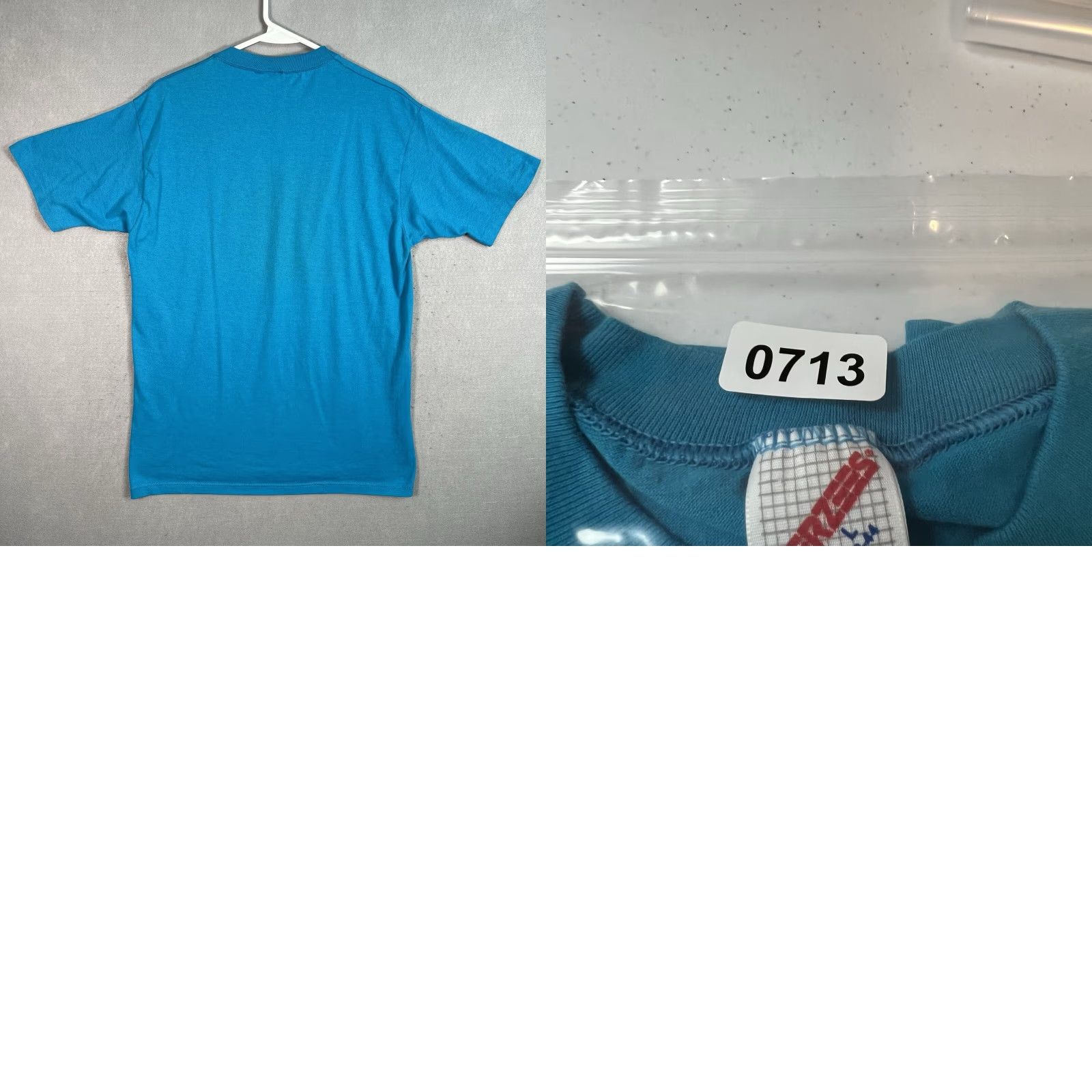Jerzees VINTAGE 1980s Alaska Sumbitchen Weather T Shirt Mens Large Blue Jerzees Graphic Tee Adult L USA Made Size US L / EU 52-54 / 3 - 8 Thumbnail
