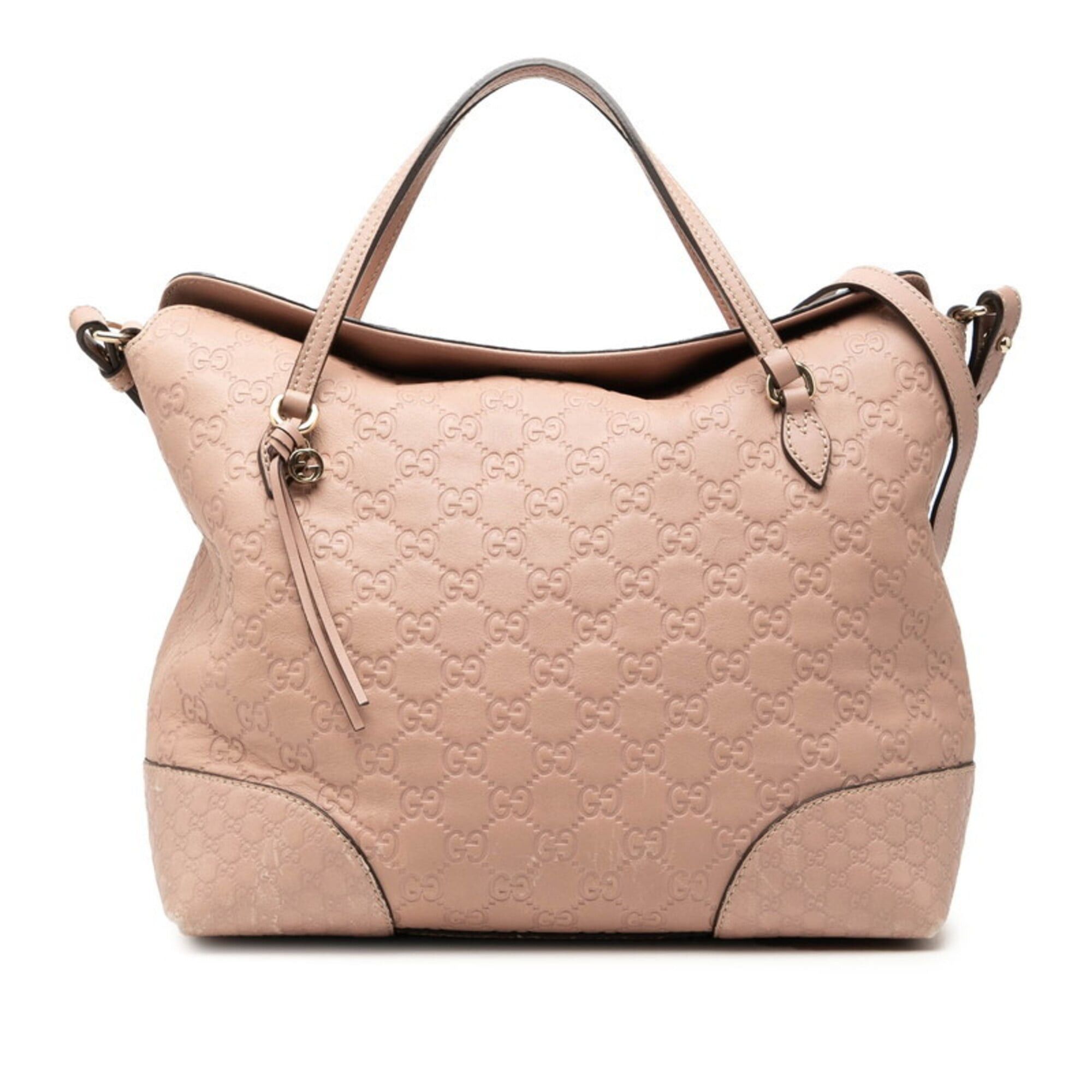 Gucci Gucci Guccissima Handbag Shoulder Bag 2WAY 353120 Pink Leather Women's GUCCI Size ONE SIZE - 1 Thumbnail