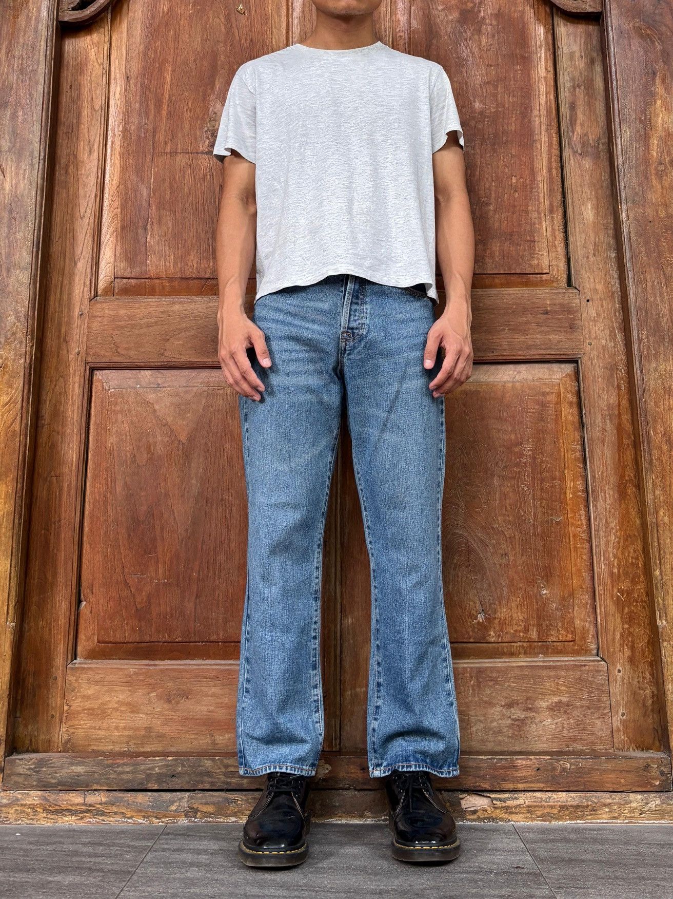 Junya Watanabe FREE TAX! Nylon Waistband Denim Jeans- 29” Size US 29 - 1 Thumbnail