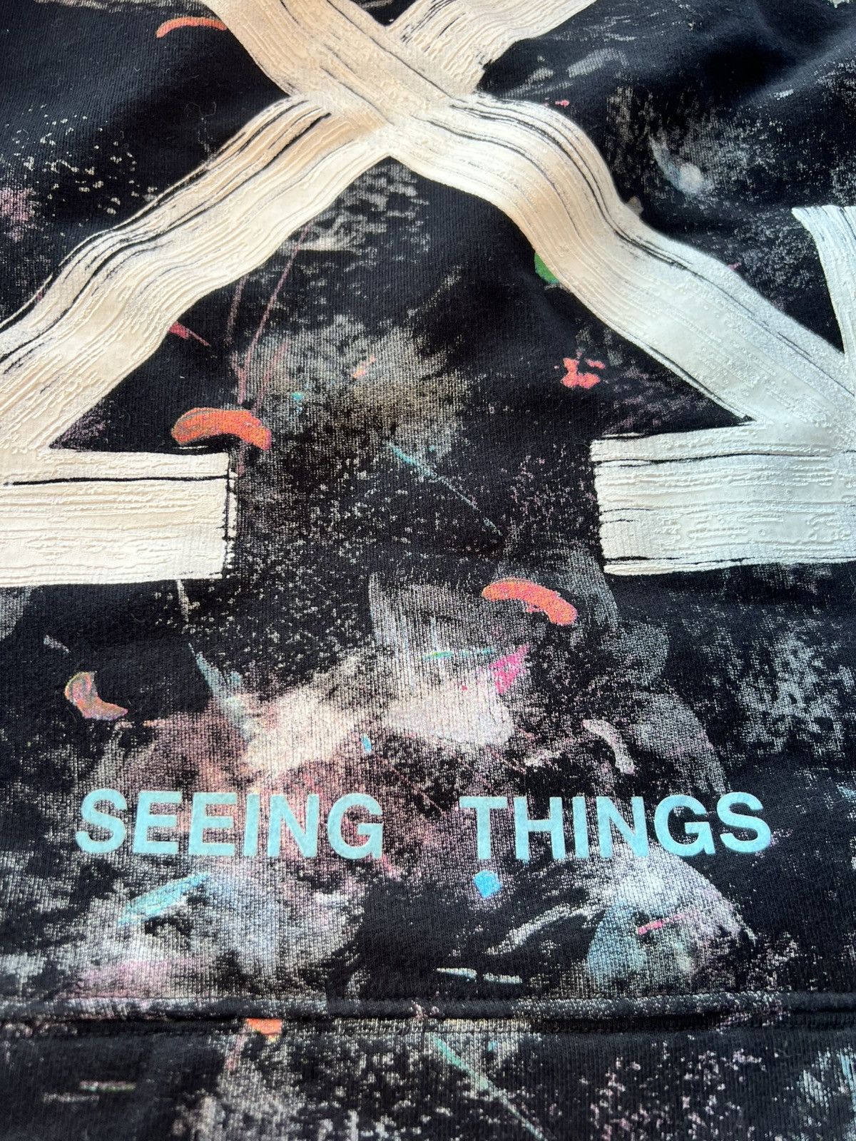 Off-White Off White Galaxy Brushed Graphic Hoodie Size US XS / EU 42 / 0 - 8 Thumbnail