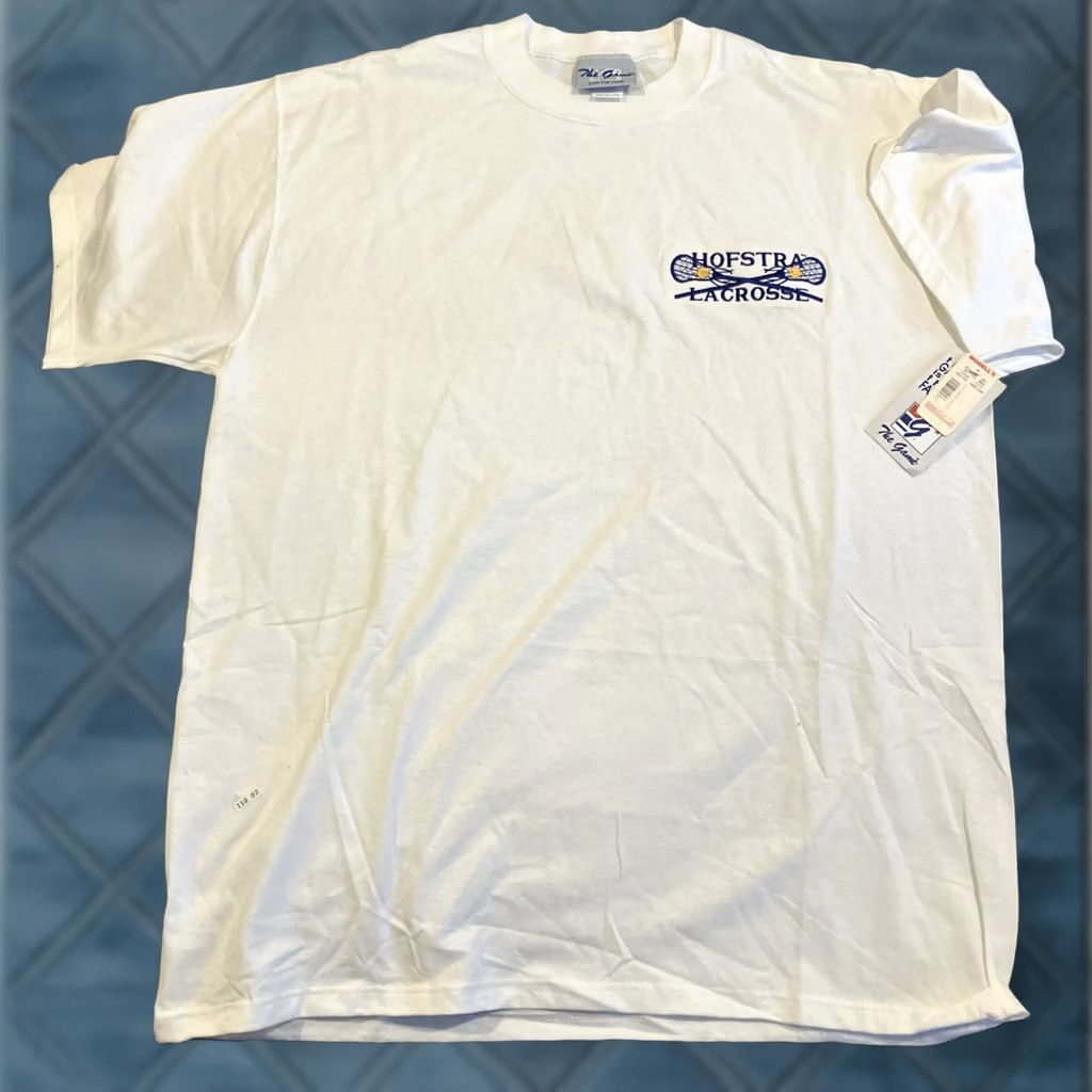 Vintage VINTAGE The Game Shirt Mens XL White RARE NWT HOFSTRA LACROSSE Embroidered Modell Size US XL / EU 56 / 4 - 1 Thumbnail