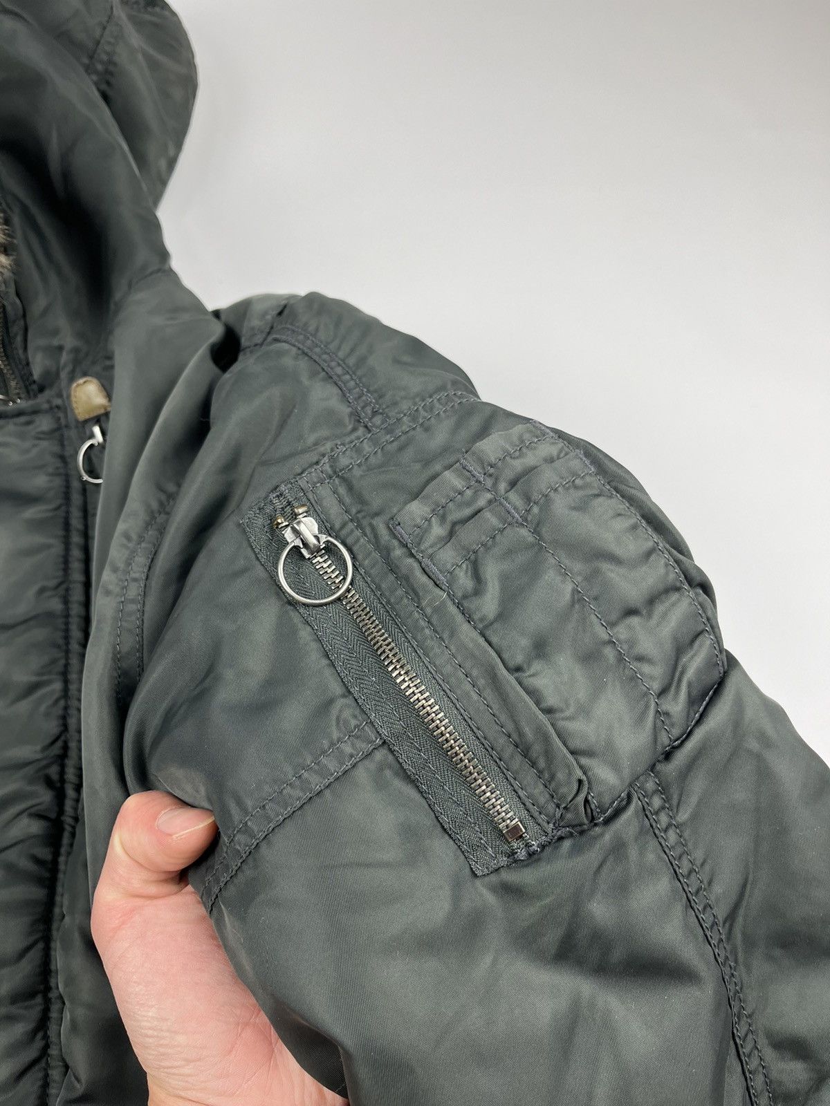Diesel × Vintage DIESEL Vintage flight jacket thrashed faded bomber MA-1 y2k Size US M / EU 48-50 / 2 - 6 Thumbnail